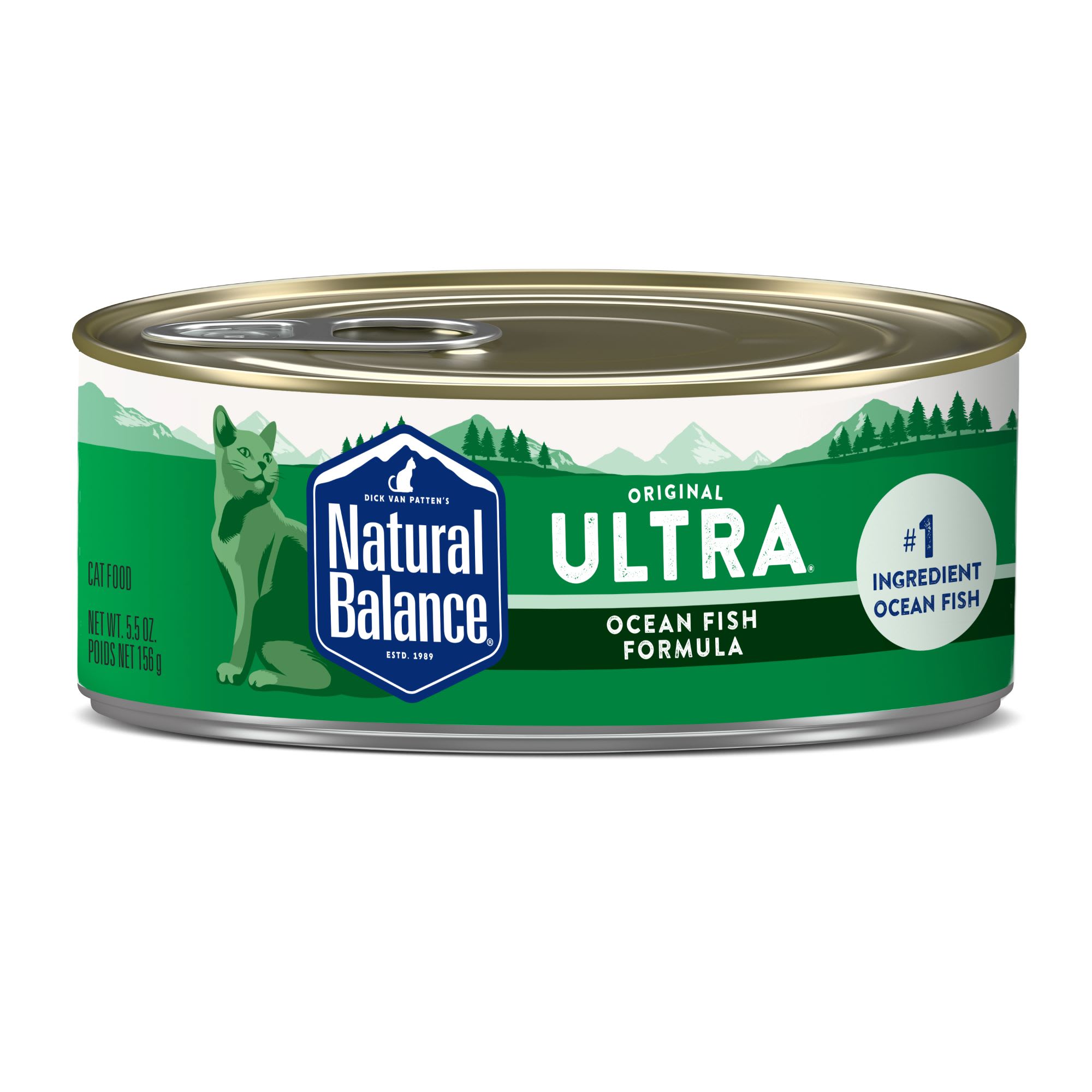 Natural Balance Ocean Fish Formula Wet Cat Food 5.5 oz. Case of 24