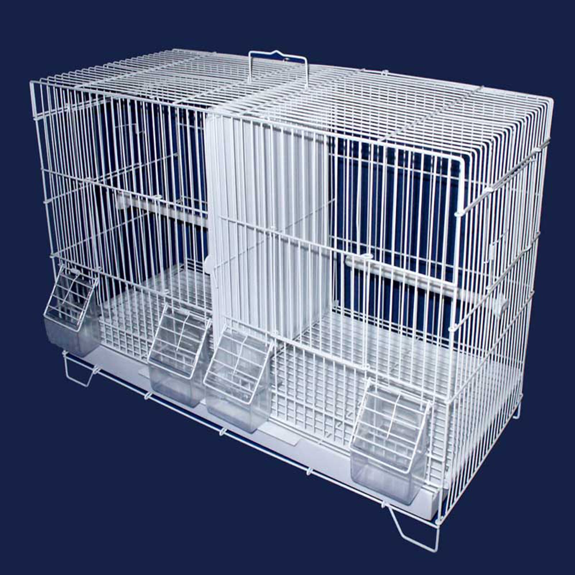 large bird cage white