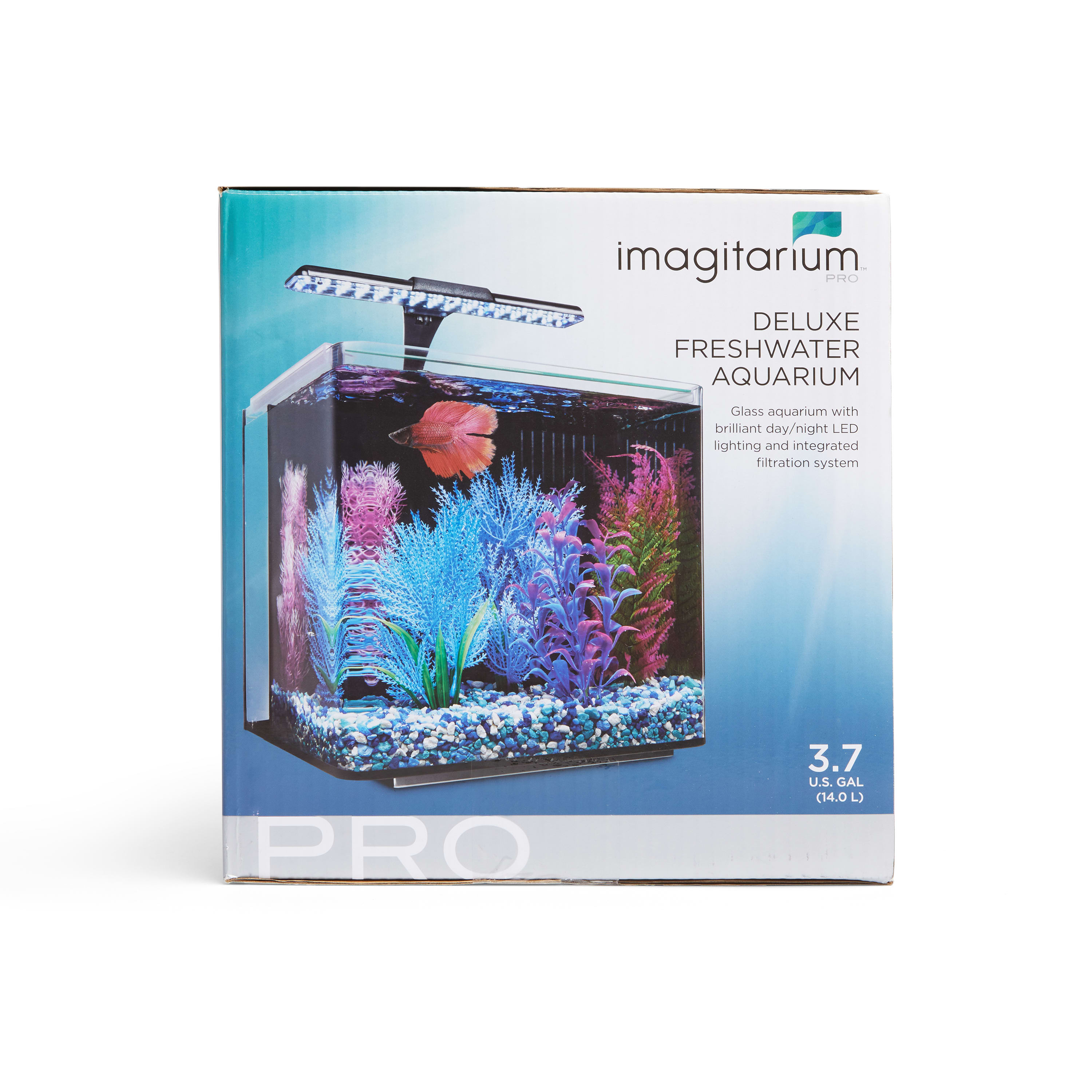 Imagitarium 3.7 Gallon PRO Deluxe Freshwater Aquarium