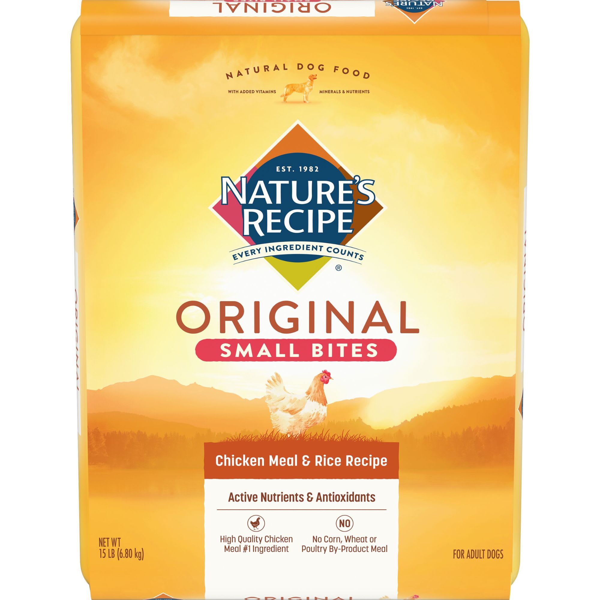 UPC 730521529482 product image for Nature's Recipe Small Bites Chicken Meal & Rice Dog Food, 15 lbs. | upcitemdb.com