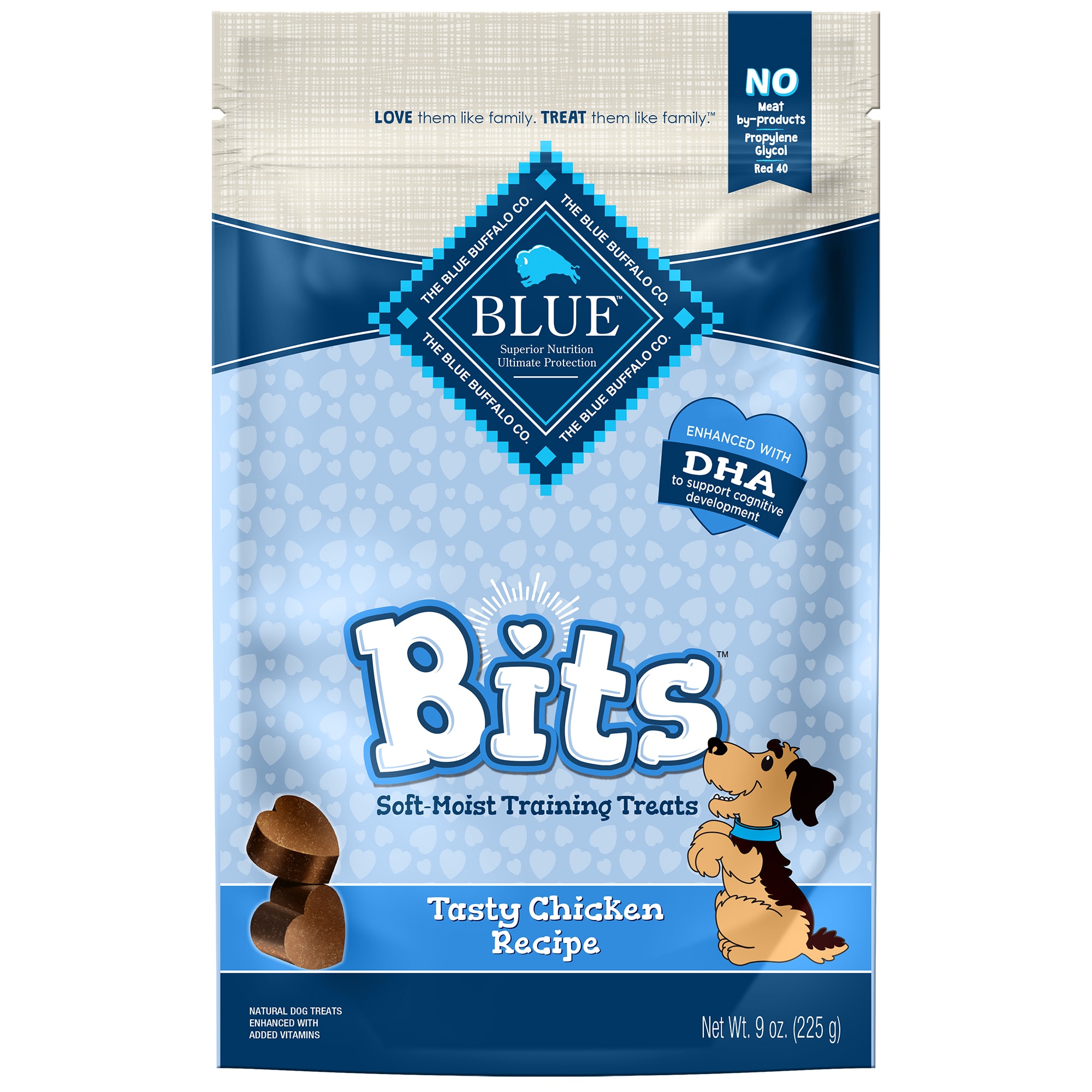 blue training treats
