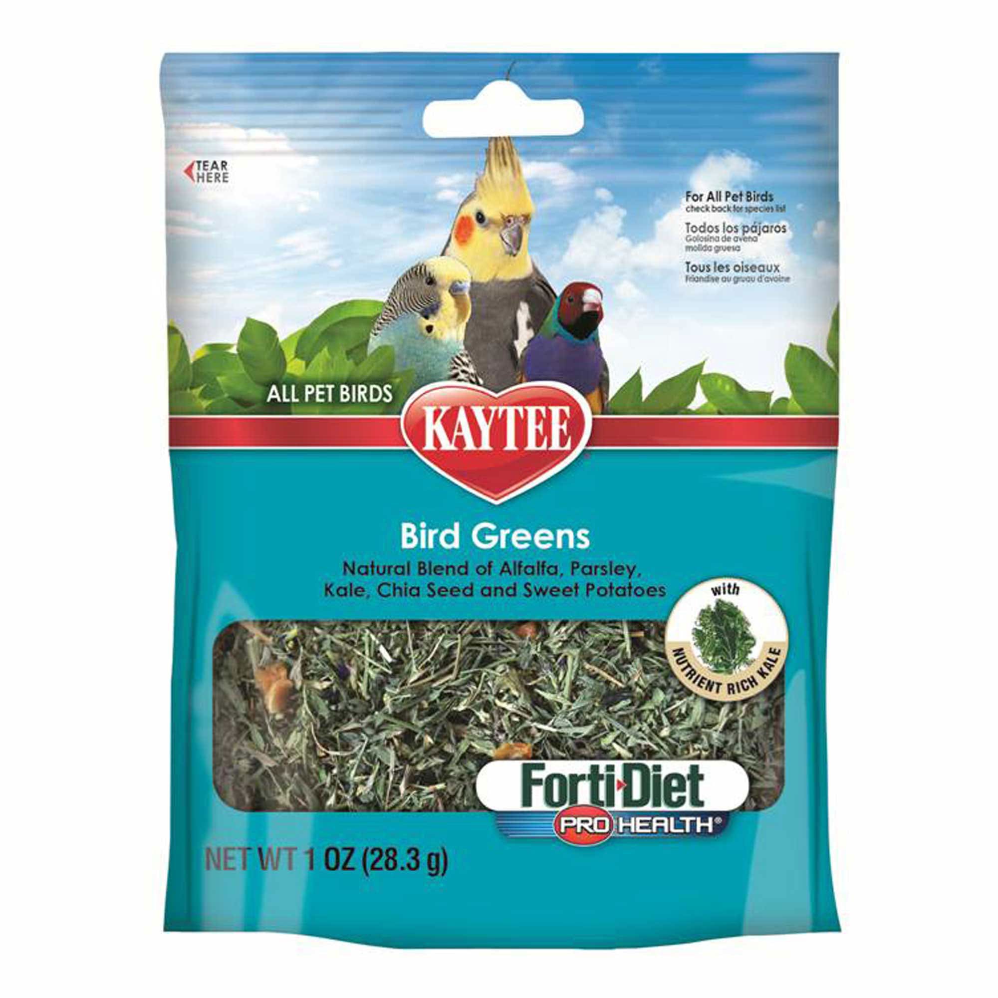 Kaytee Bird Greens Treat Blend with Kale & Parsley 1 oz
