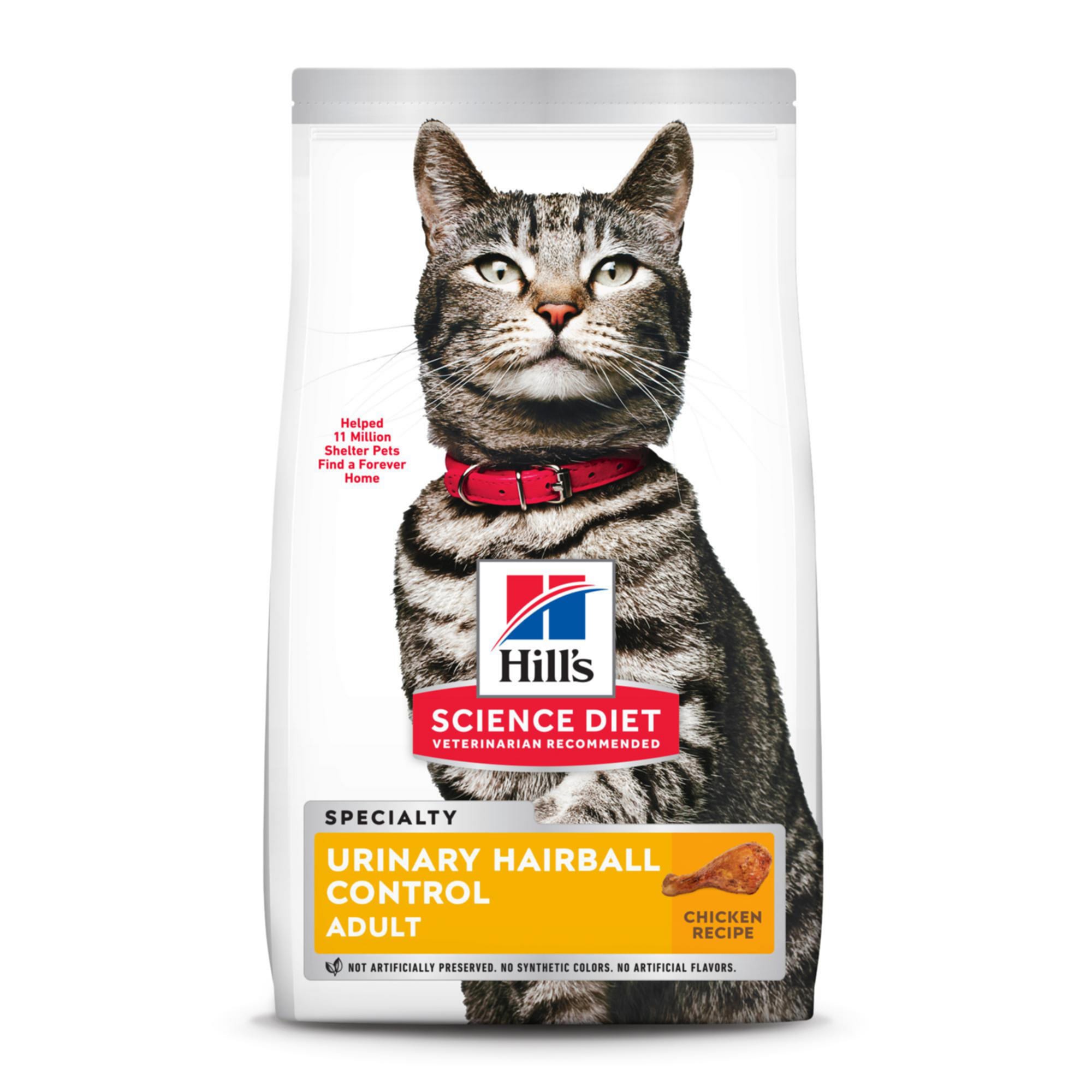 hill's science diet adult urinary hairball control cat food