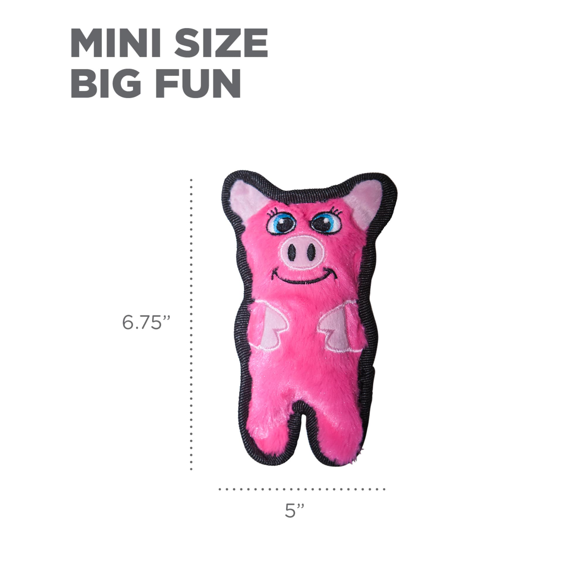 Outward Hound Invincibles Mini Pig Dog Toy