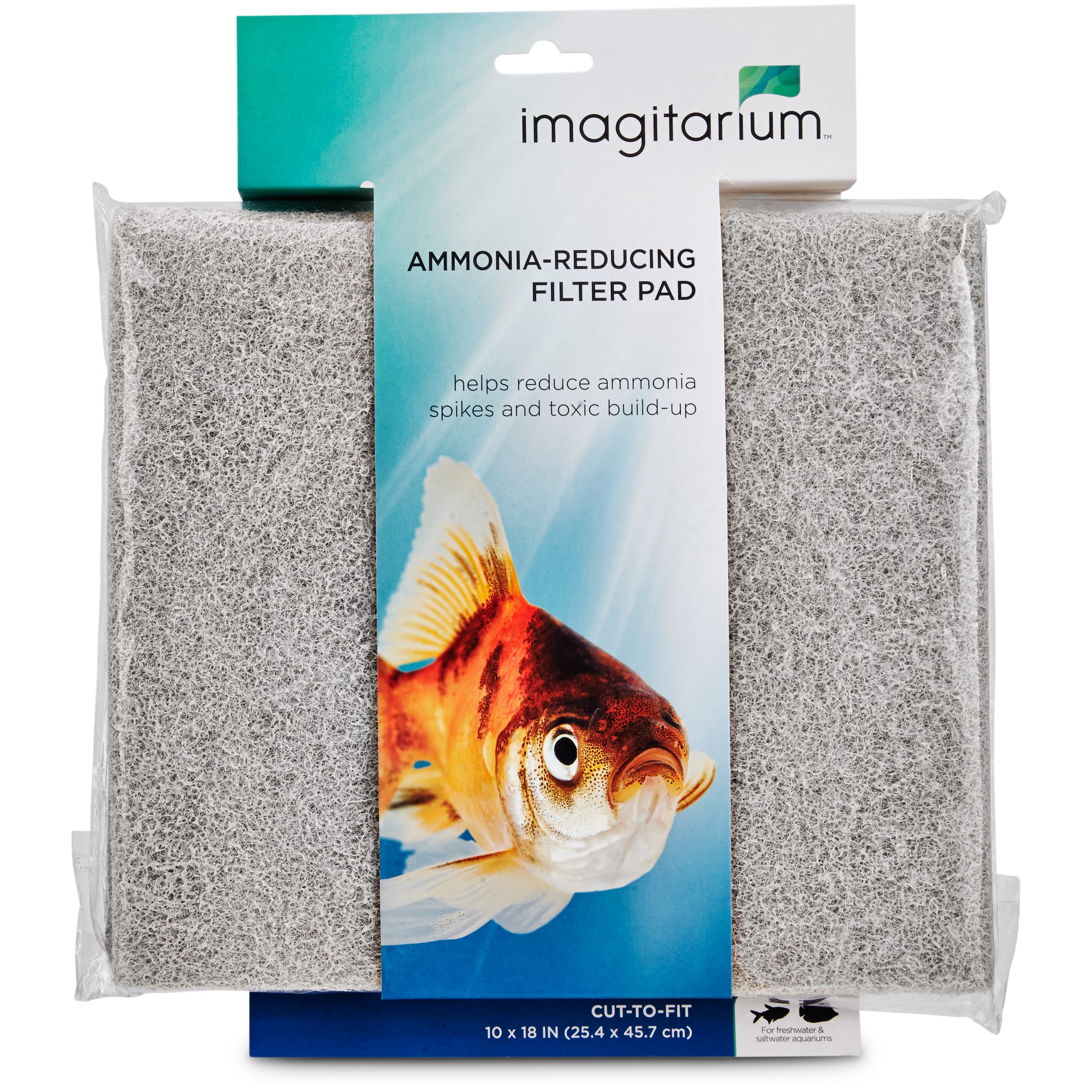 tidevand Intakt lysere Imagitarium Ammonia Filter Media, 10" x 18" | Petco