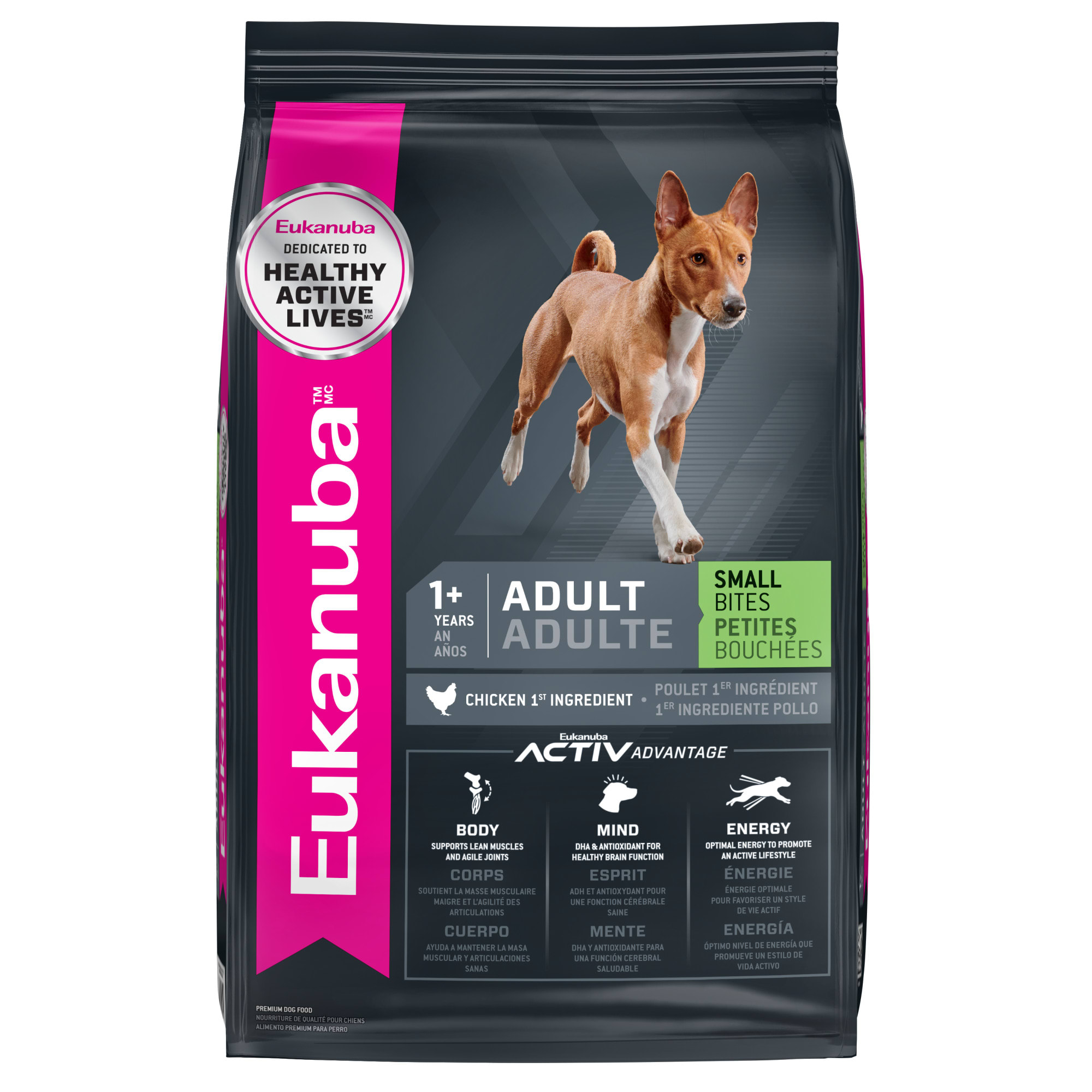 Eukanuba Adult Small Bites Chicken Flavor Dry Dog Food 16 lbs