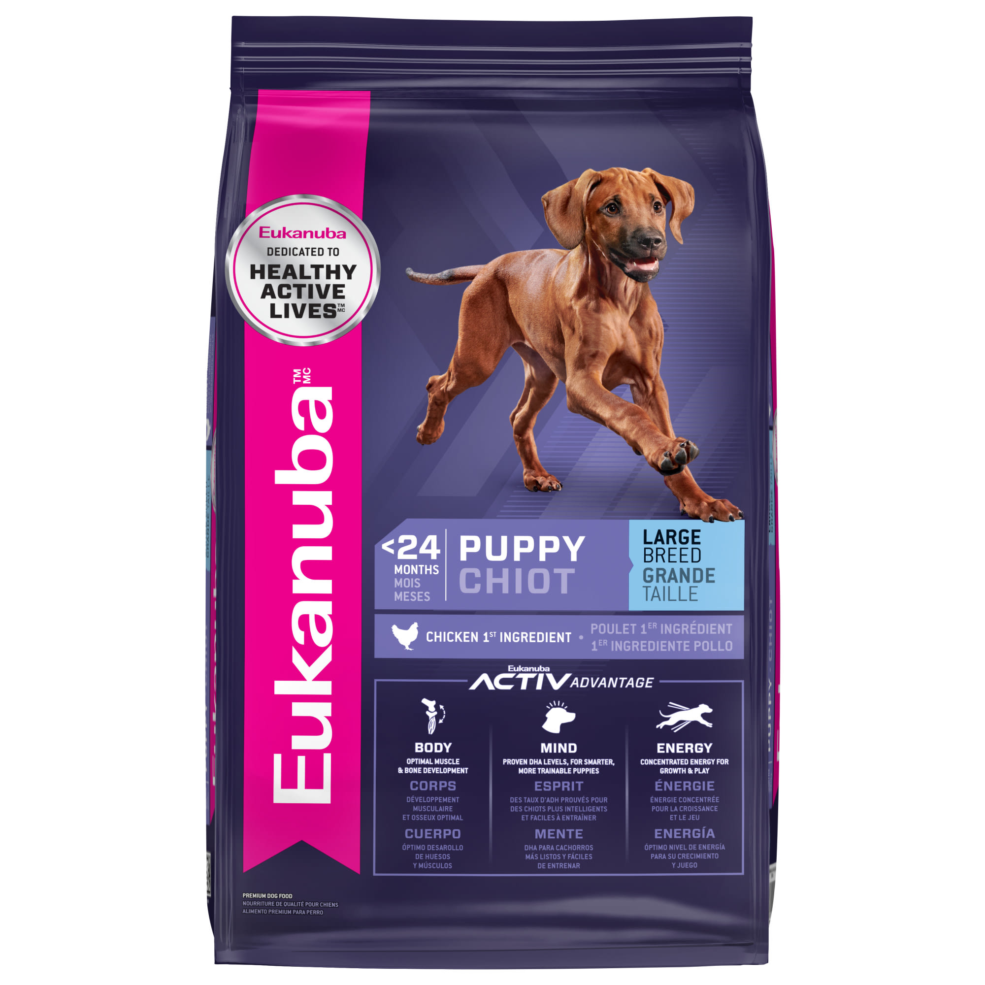 Overgivelse Databasen procent Eukanuba Puppy Large Breed Chicken Flavor Dry Dog Food, 33 lbs. | Petco