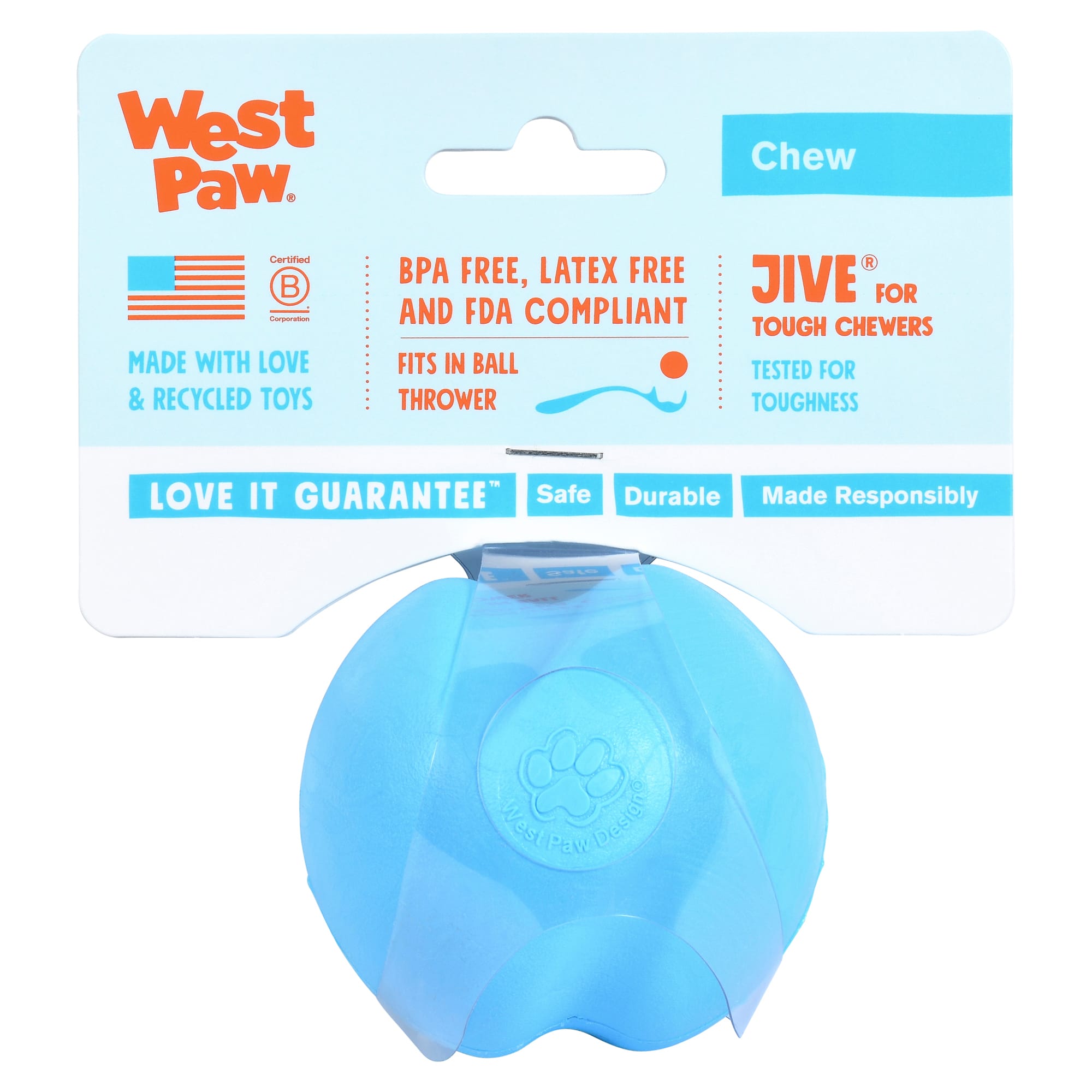 West paw outlet jive zogoflex ball