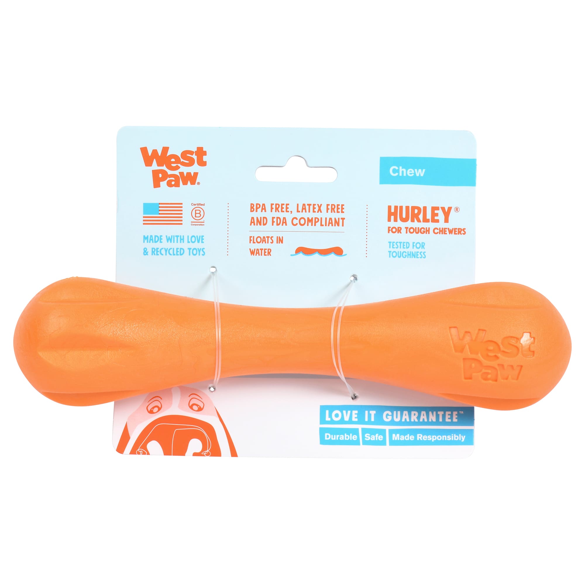 Hurley Zogoflex Indestructable Dog Chew Toy-413