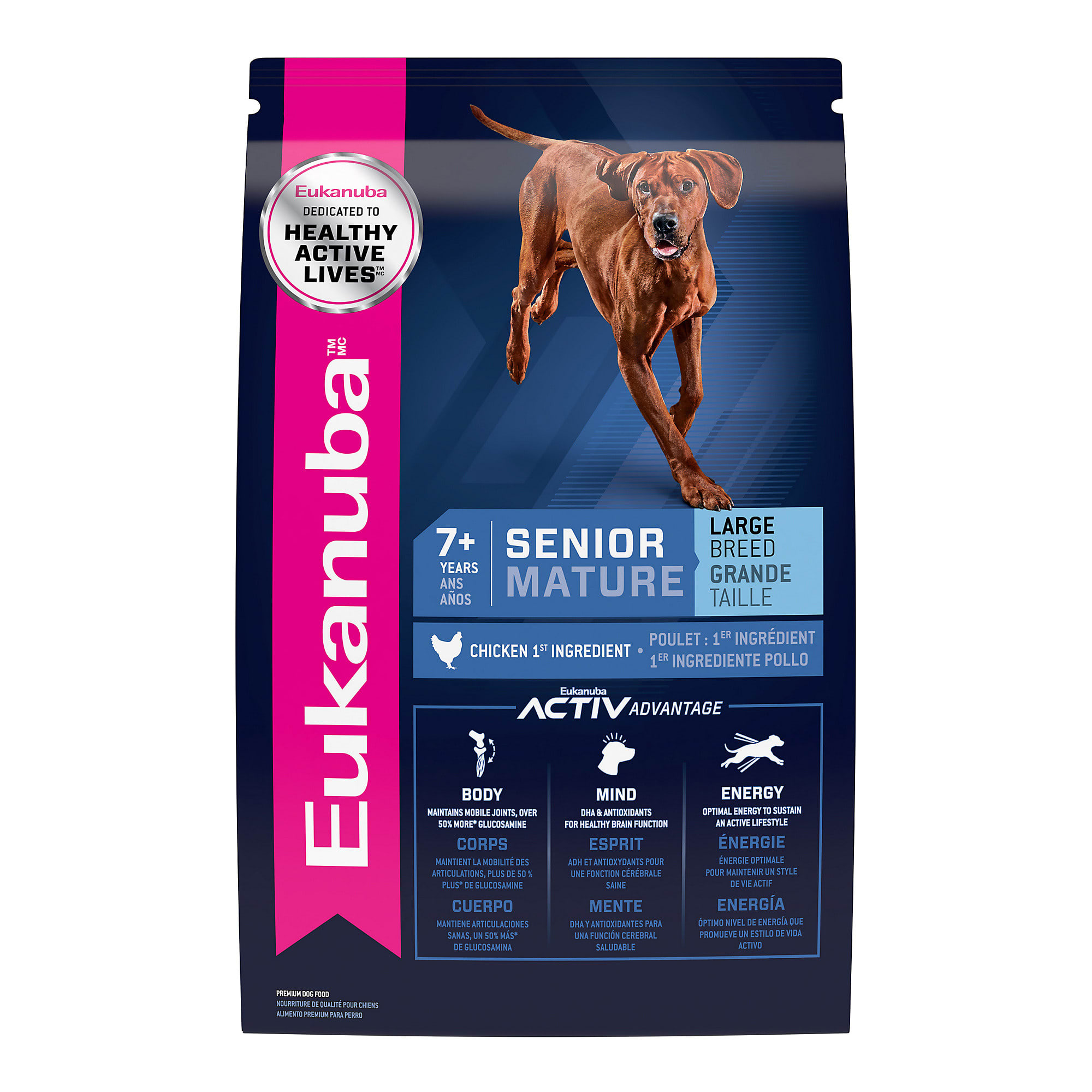 Eukanuba Senior Large Breed Chicken Flavor Dry Dog Food 30 lbs