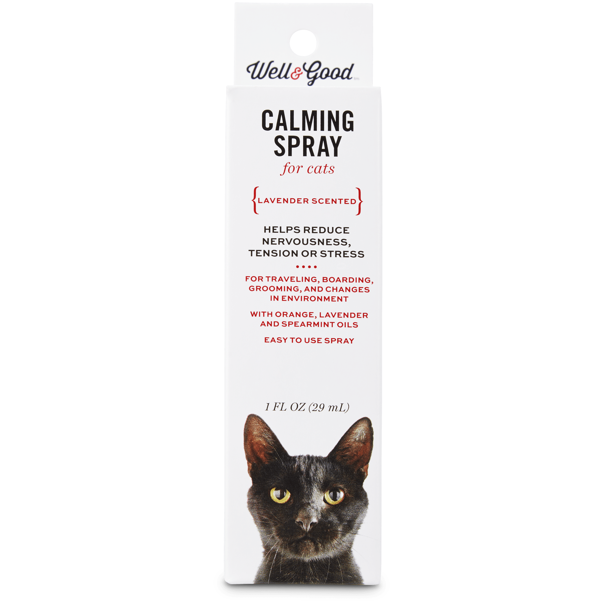 Well \u0026 Good Cat Calming Spray, 1 fl oz 