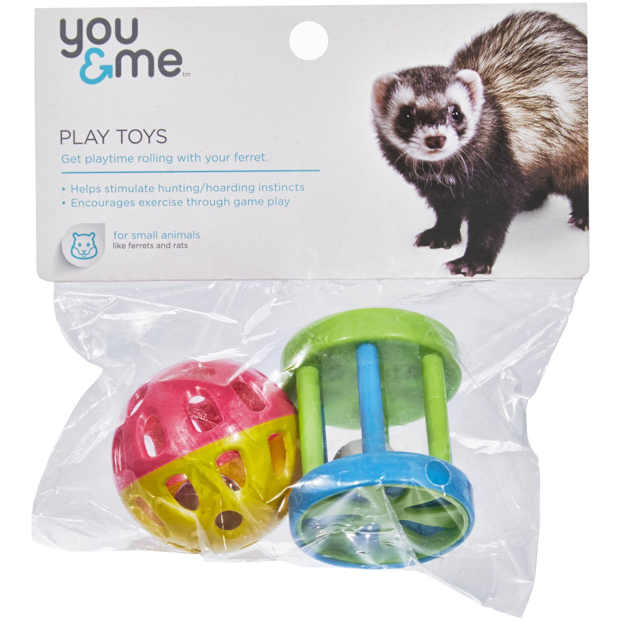 You Me Ferret Fun Ball Wagon Wheel Petco