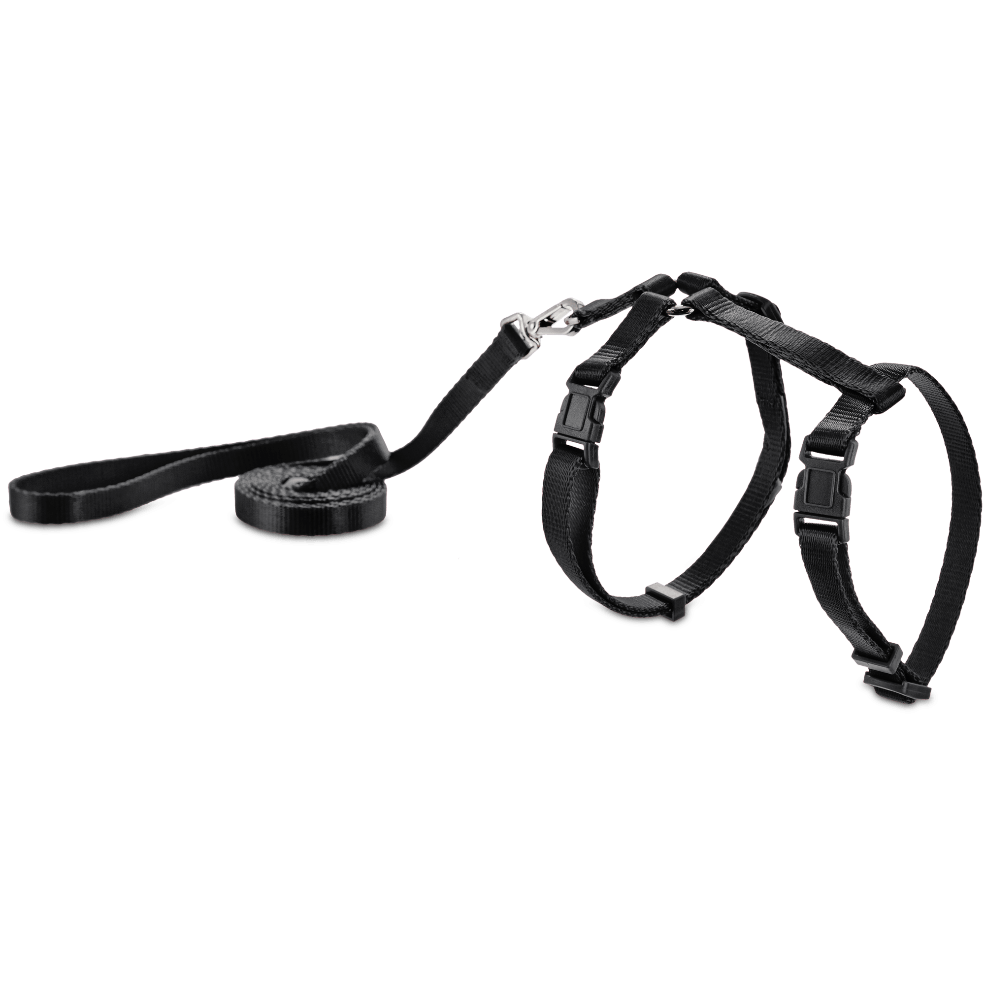 YOULY Black Cat Harness Lead Set Medium Petco