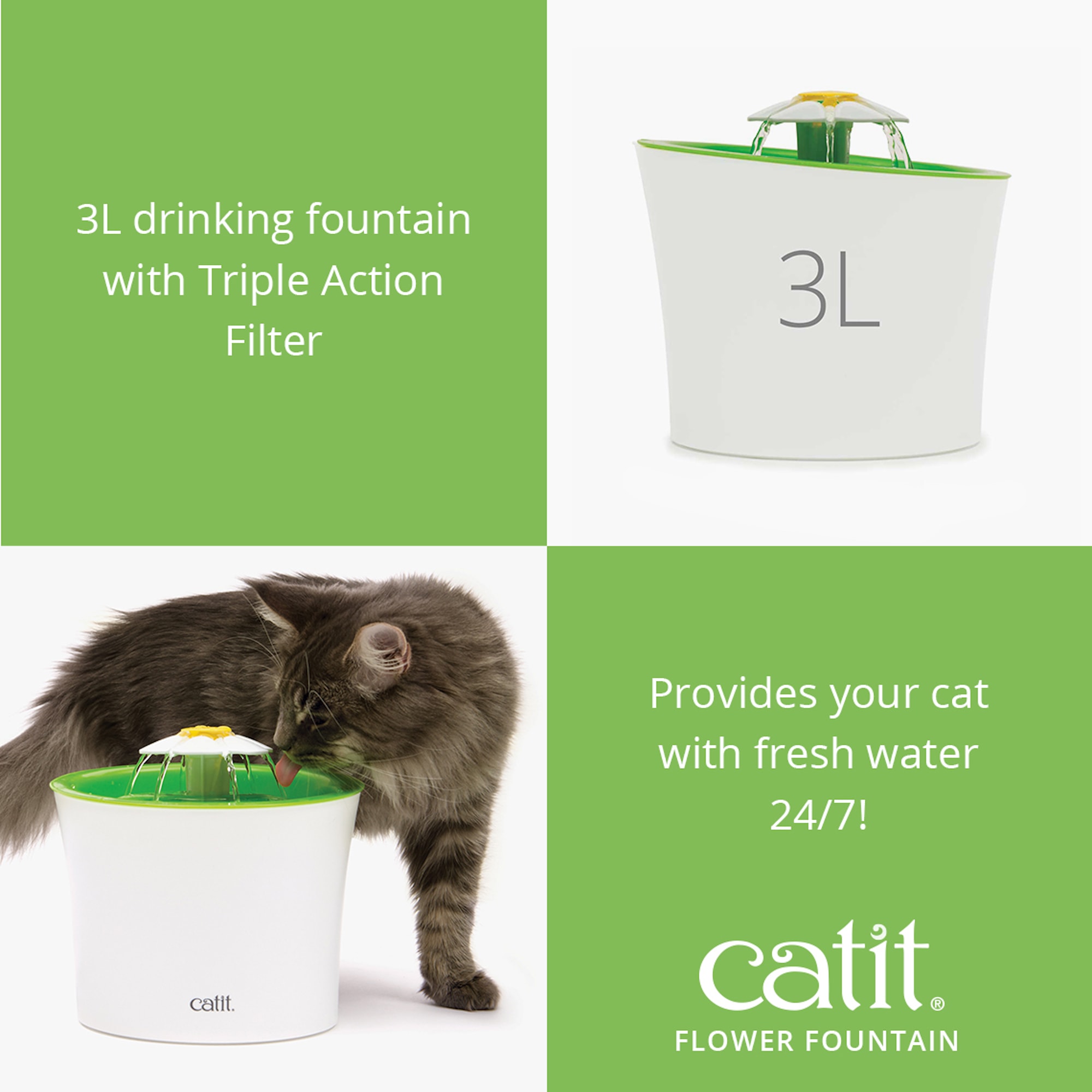 Catit flower 2024 pet fountain