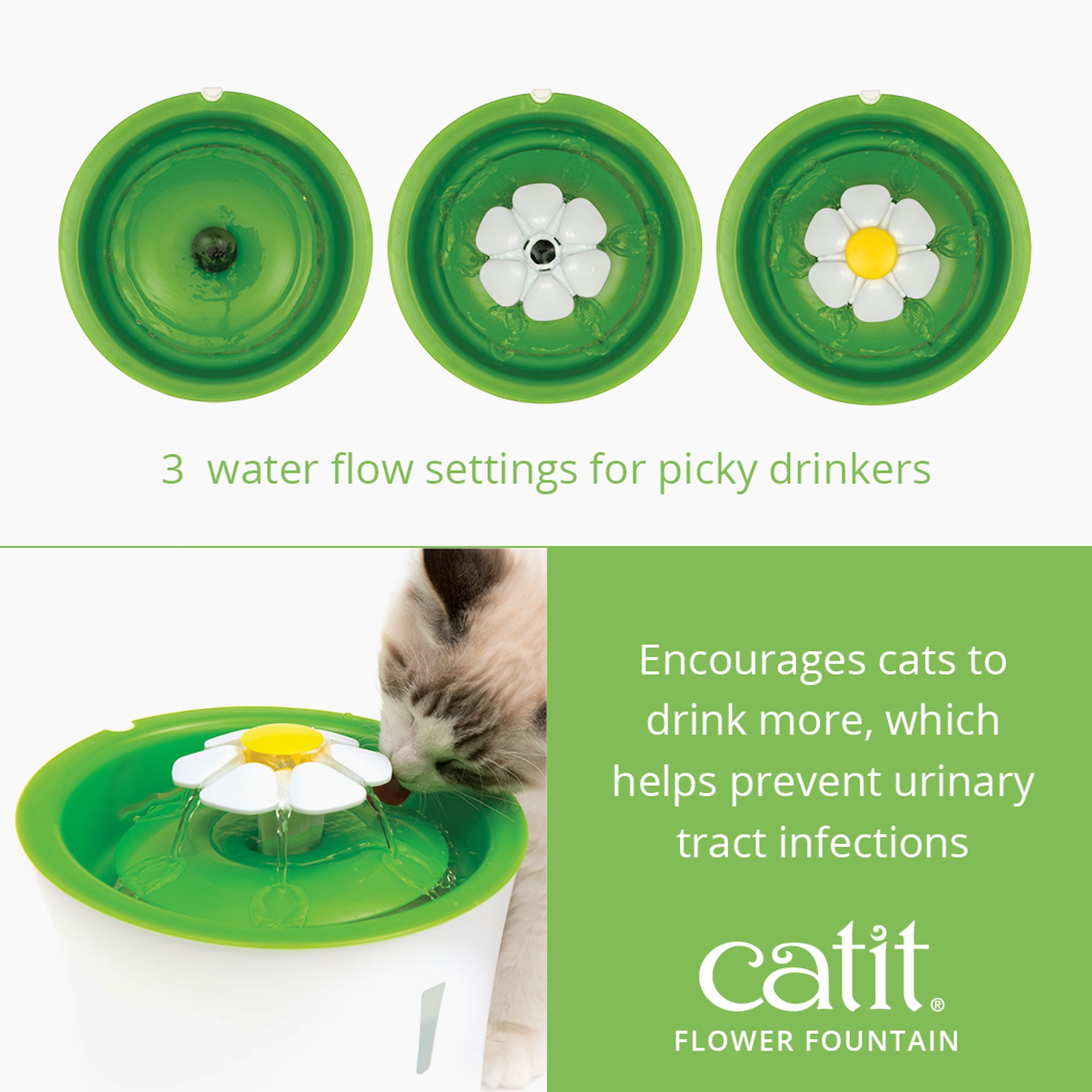 Catit Flower Cat Water Fountain