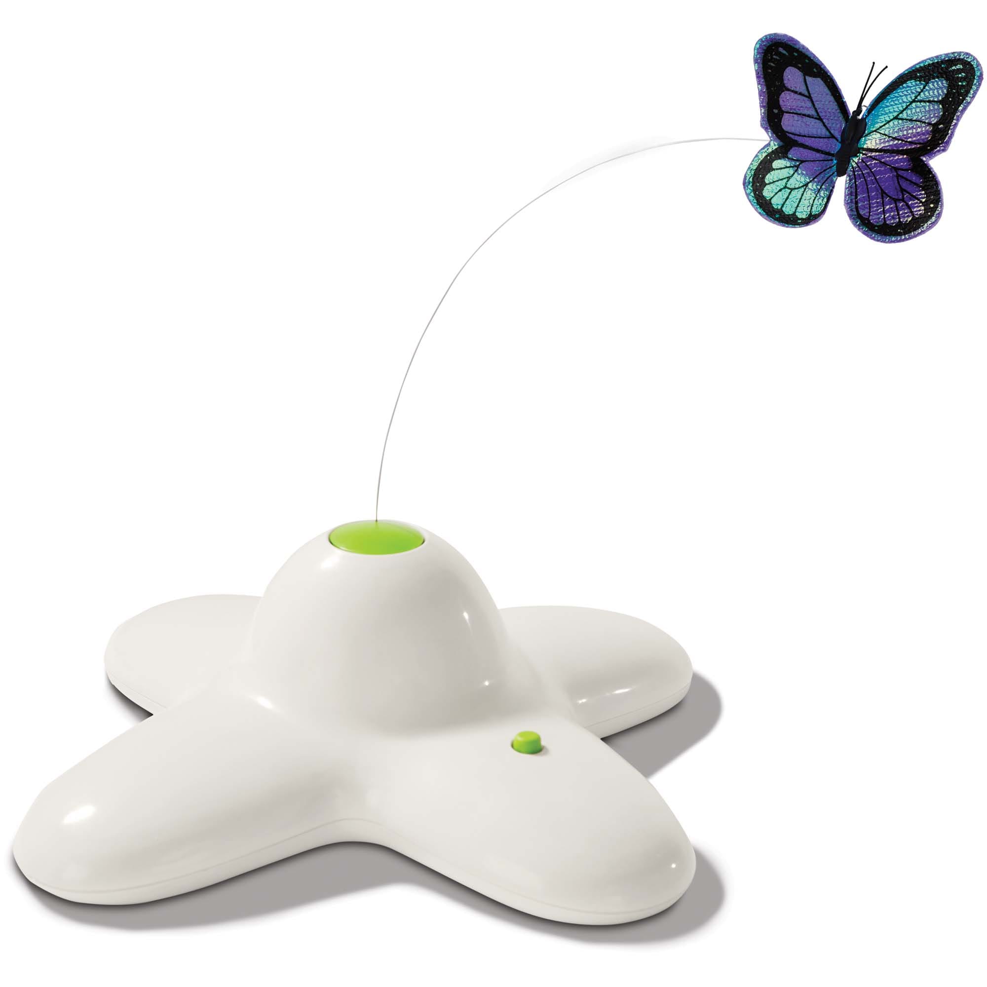 interactive butterfly cat toy