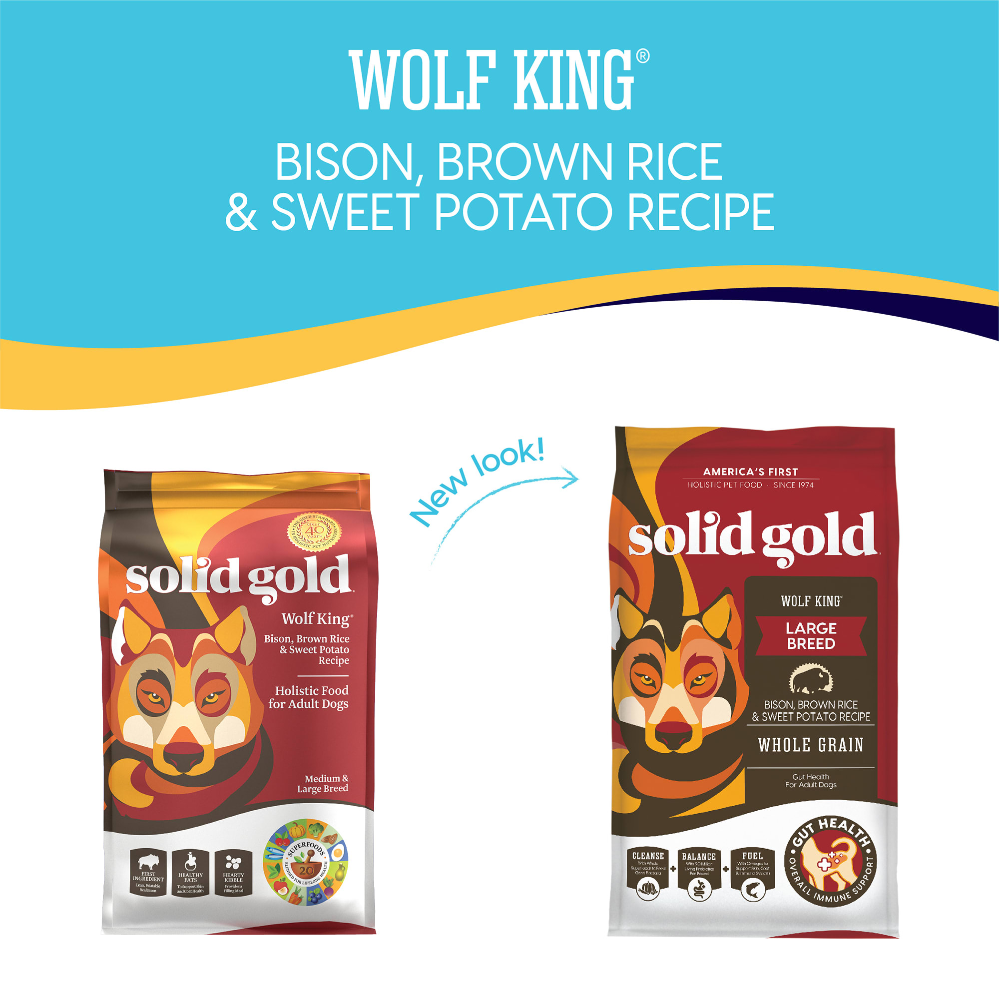 Wolf king hot sale dog food