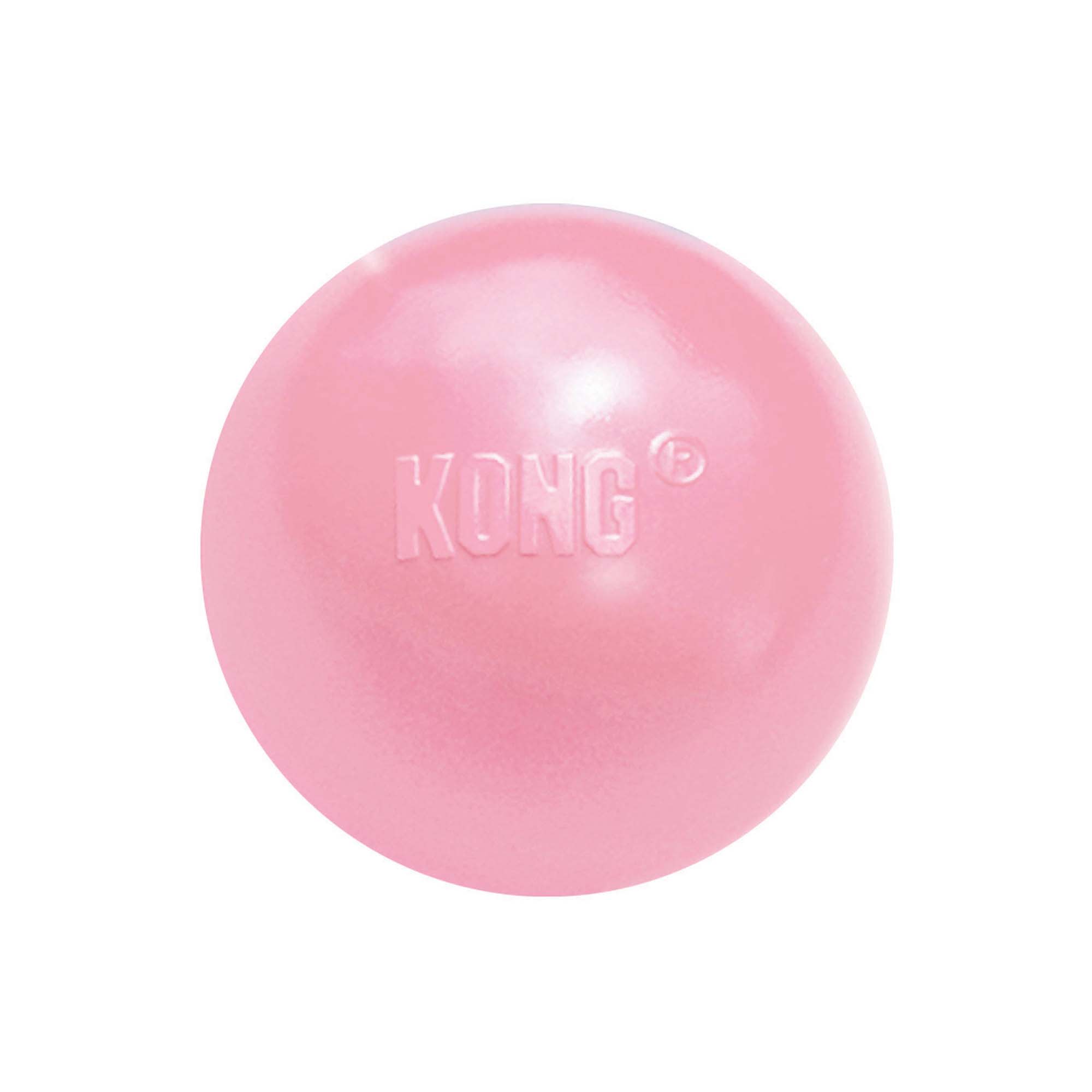 Pink top dog ball