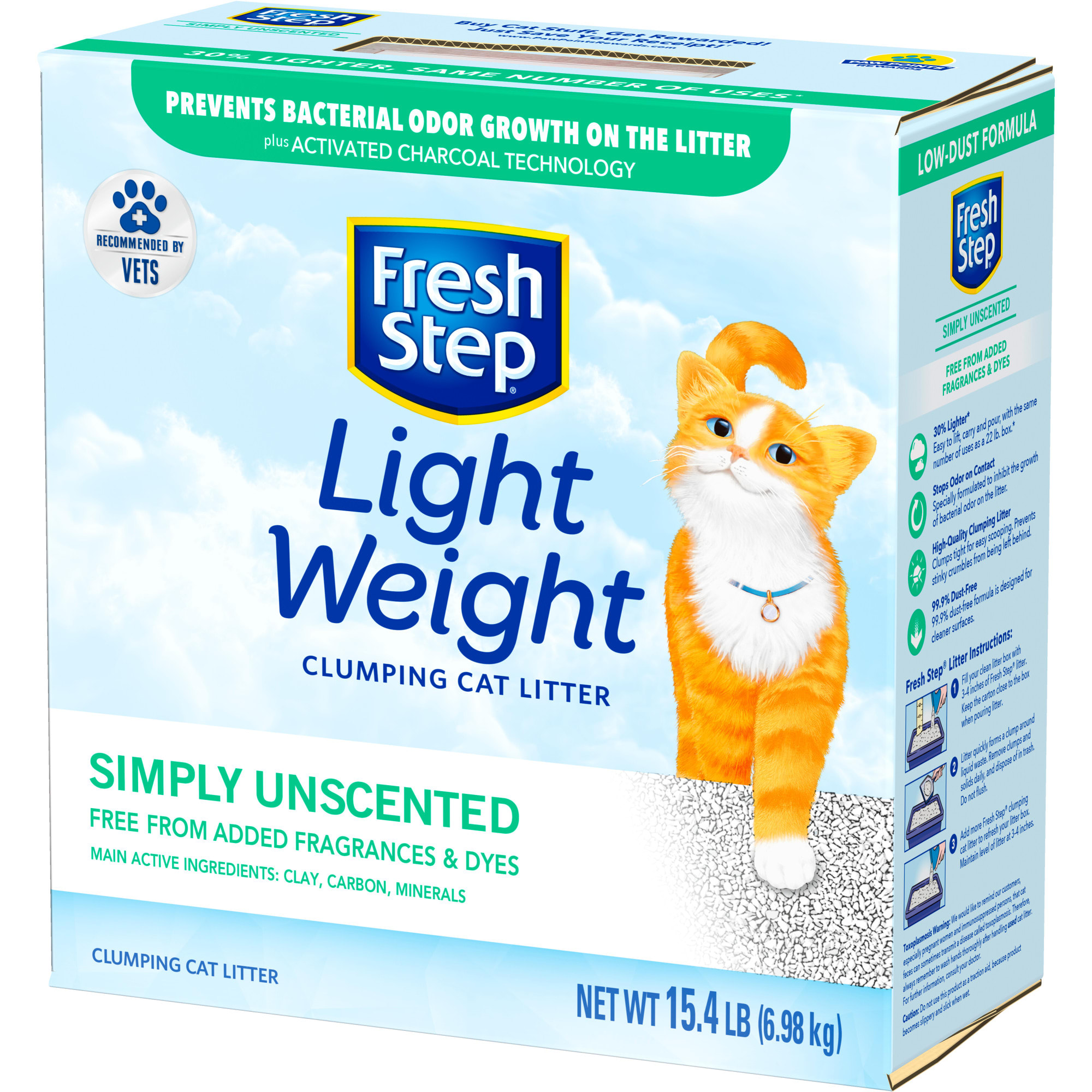 Fresh step lightweight unscented sale