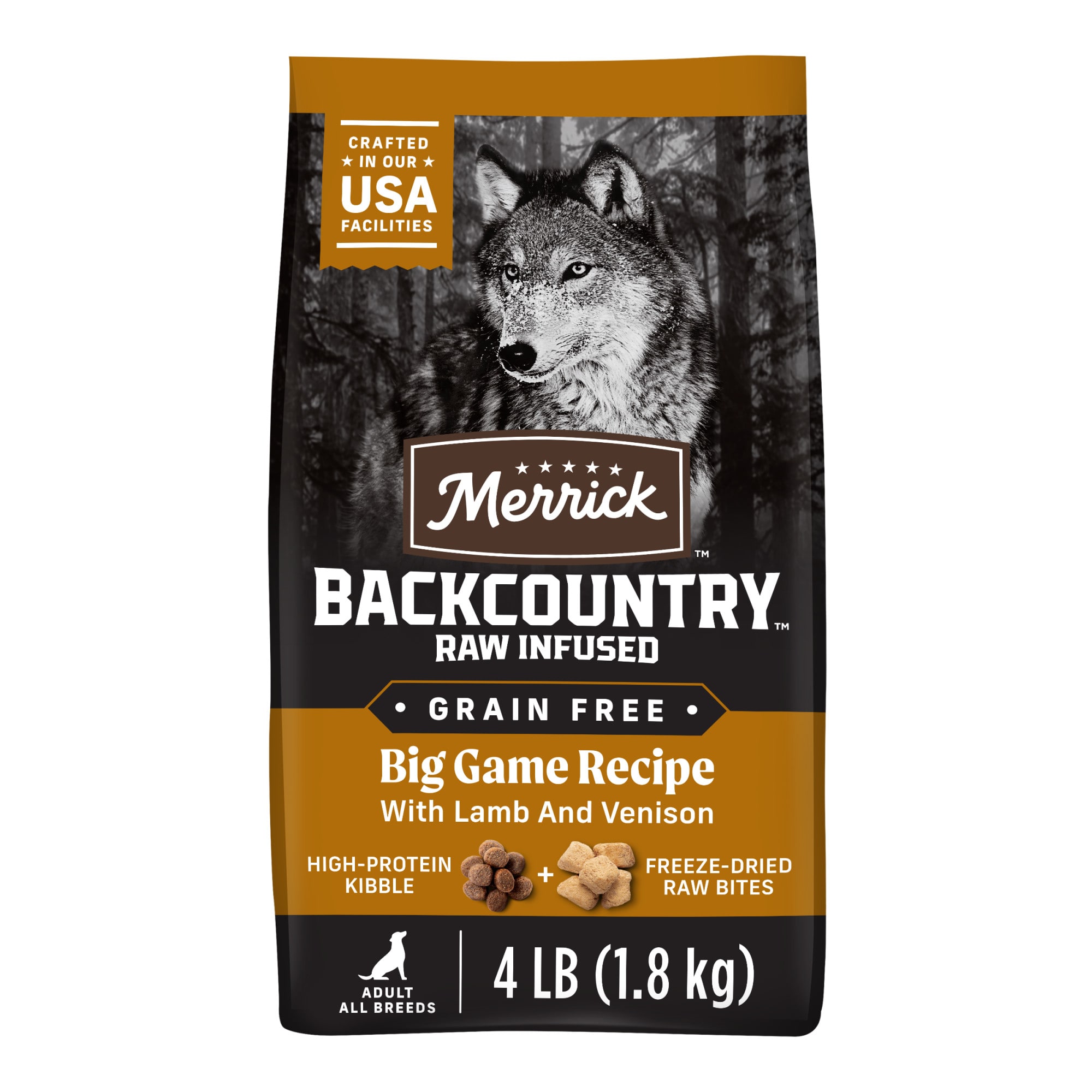 Merrick Backcountry Raw Infused Grain Free Big Game Recipe Freeze