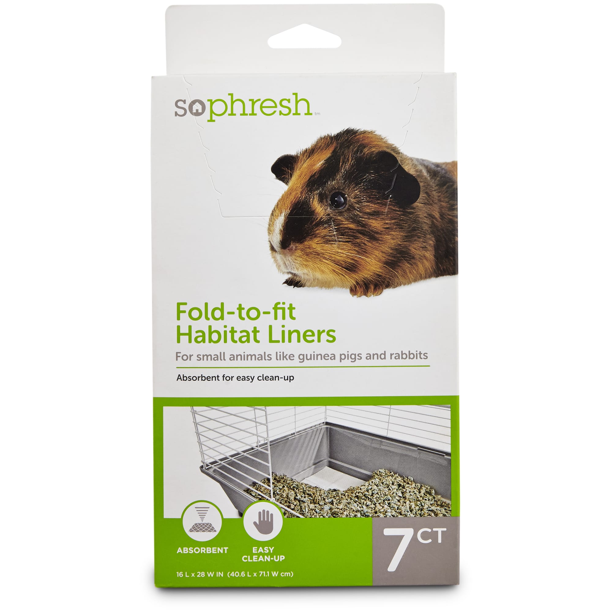 HARTZ Bird & Small Animal Absorbent Cage Liners, 7 count 