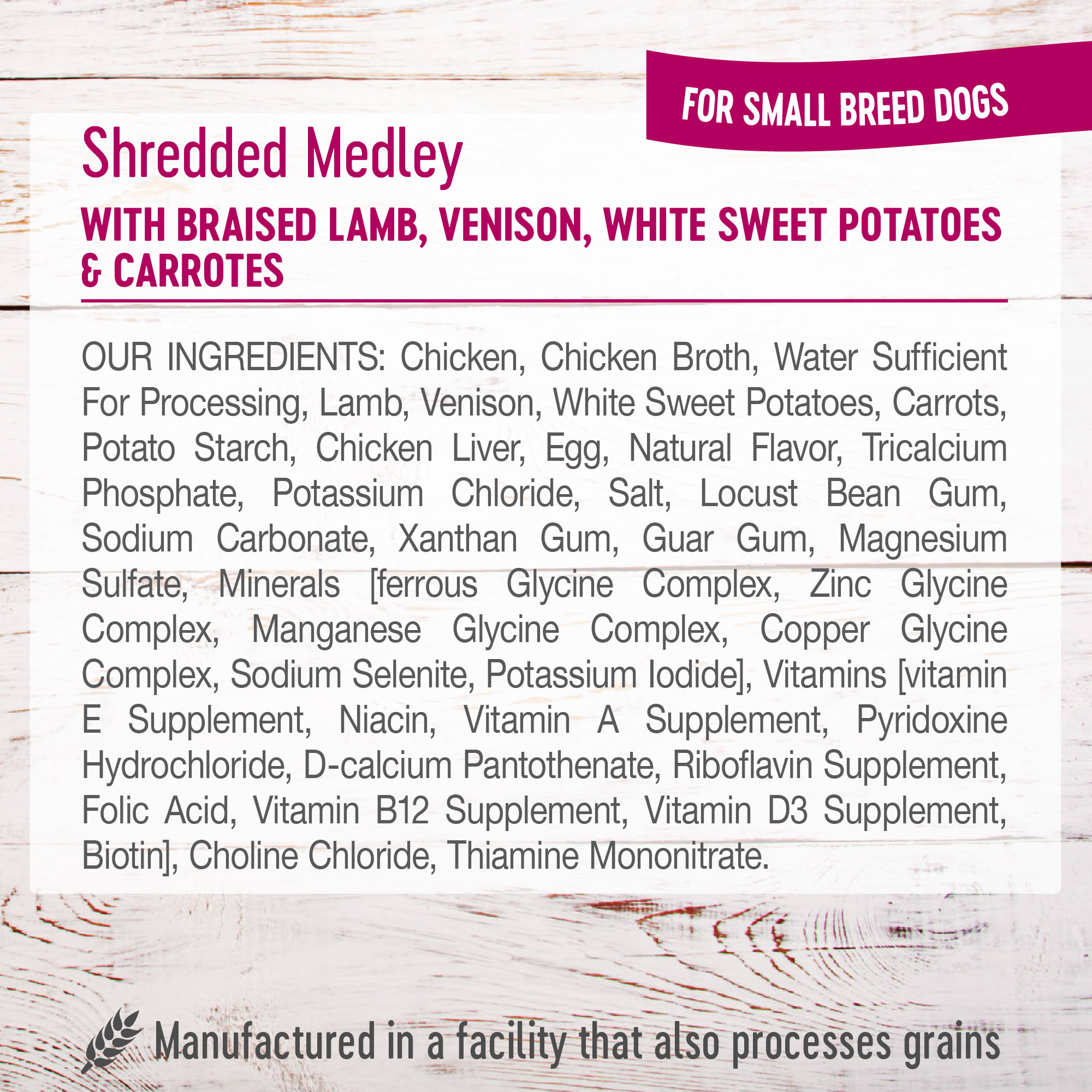 Wellness Petite Entrées Lamb, Venison Veggies Dog Food, oz