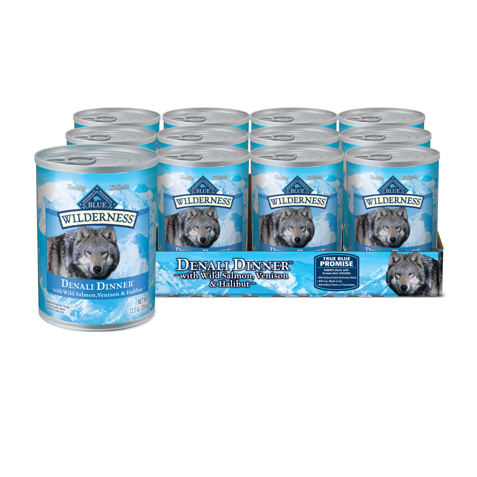 Blue Buffalo Wilderness Salmon Venison Halibut Dog Food