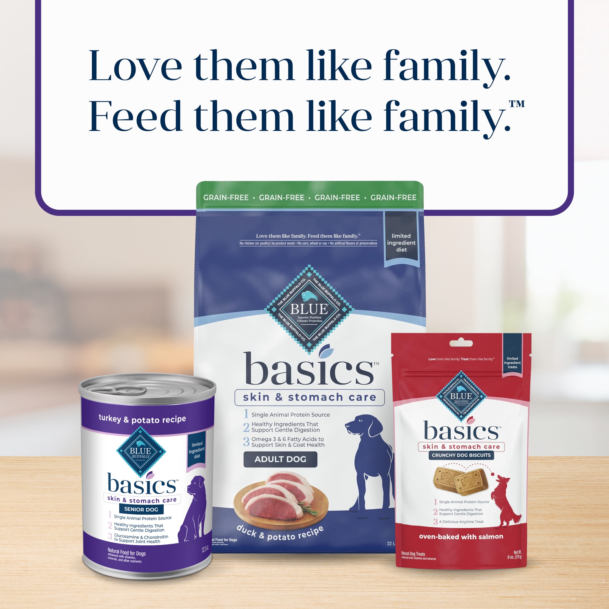 Blue Buffalo Basics Grain-Free, Turkey, Senior Wet Dog Food, 12.5 oz., Case  of 12 | Petco