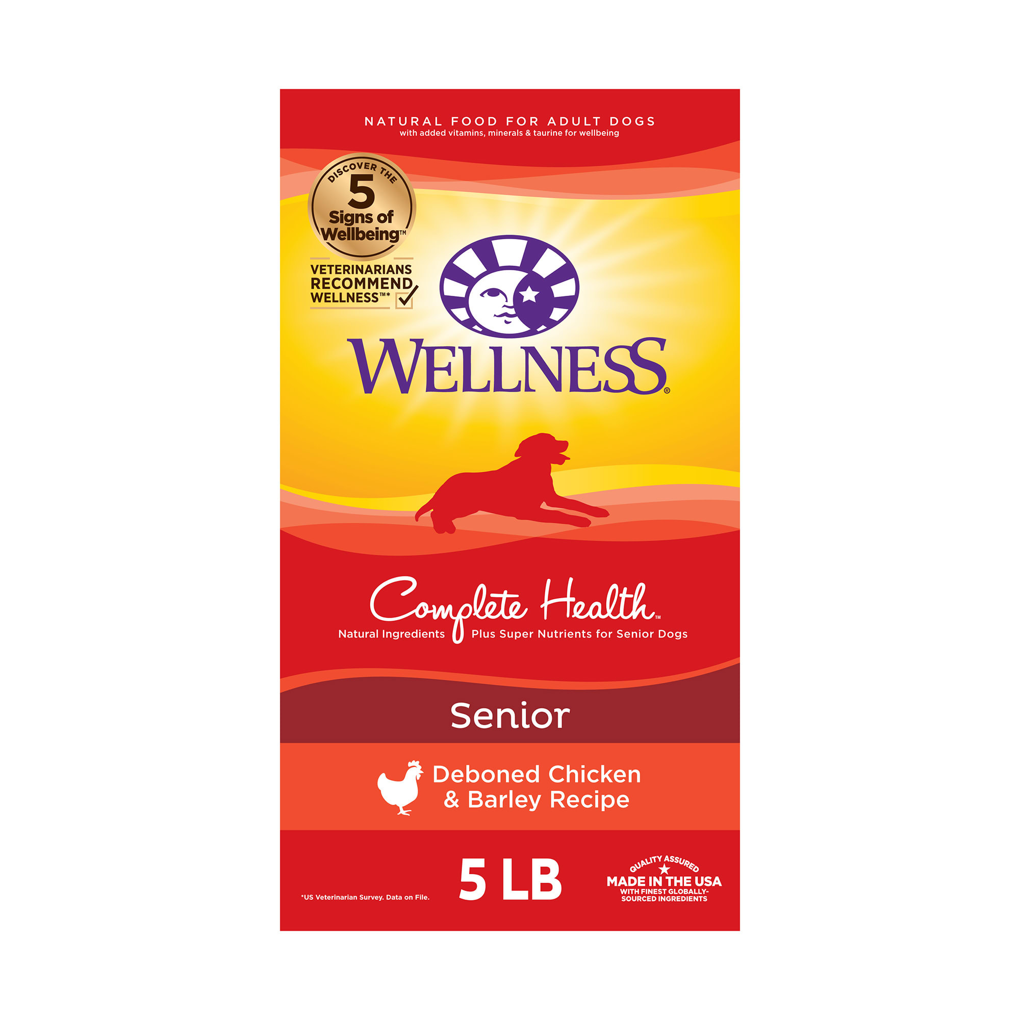Wellness Complete Health Toy Breed Adult Chicken, Brown Rice & Peas Dry Dog Food, 4-Lb.