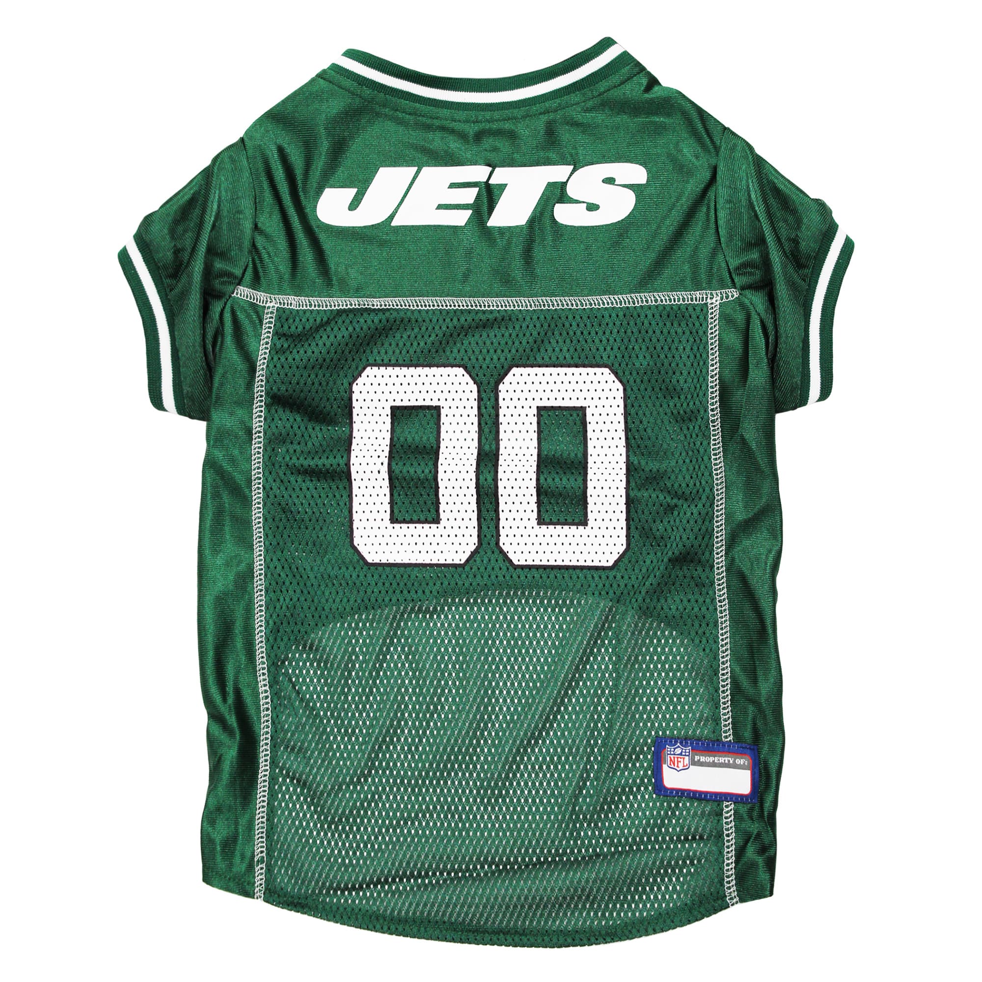 Pets First New York Jets NFL Mesh Jersey, X-Small Petco