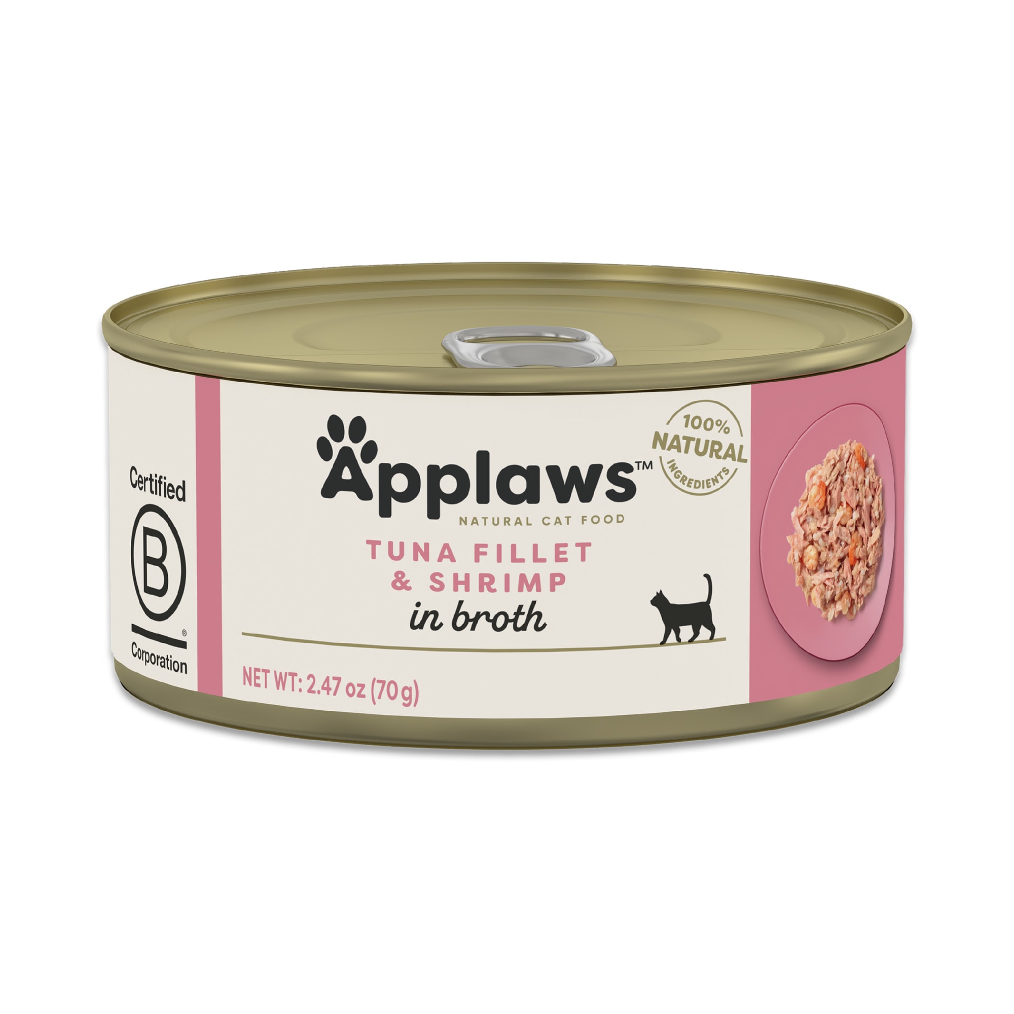 Applaws Tuna & Shrimp Natural Cat Food 2.47 oz