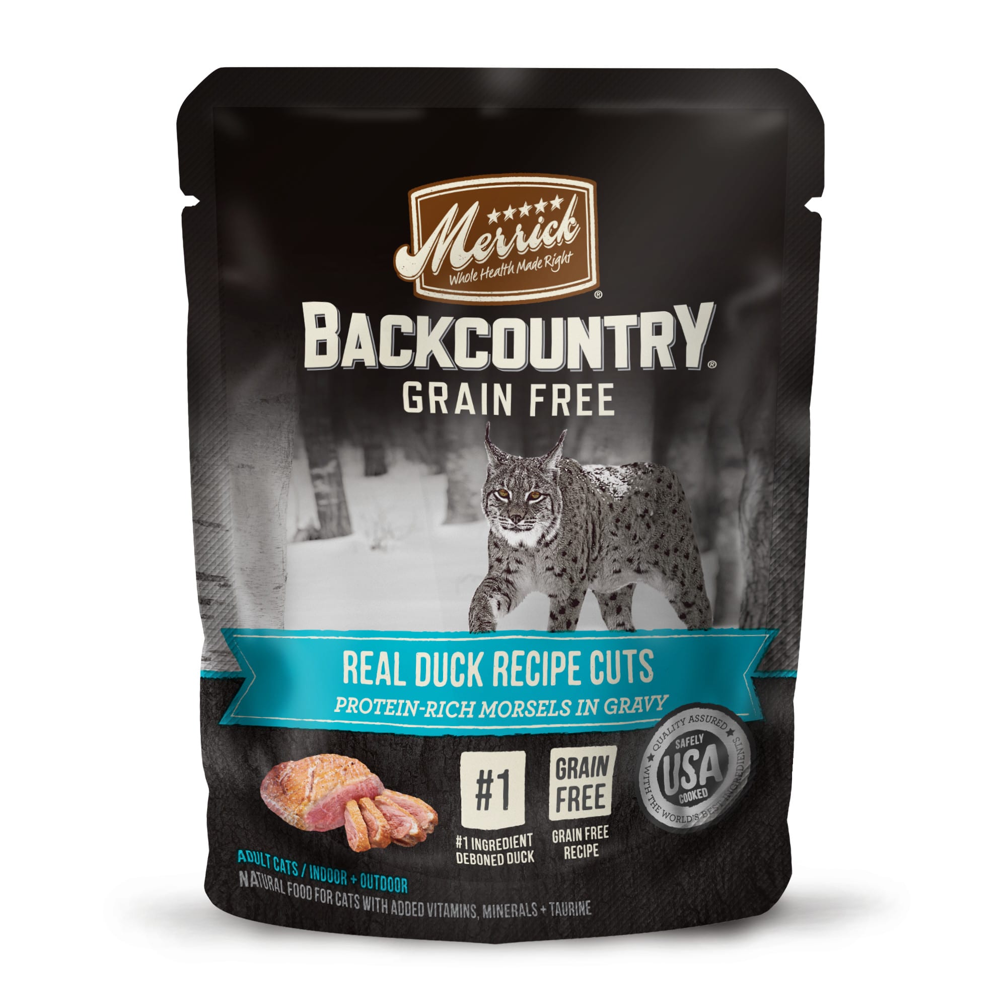 Merrick Backcountry Grain Free Real Duck Recipe Cuts in Gravy Wet