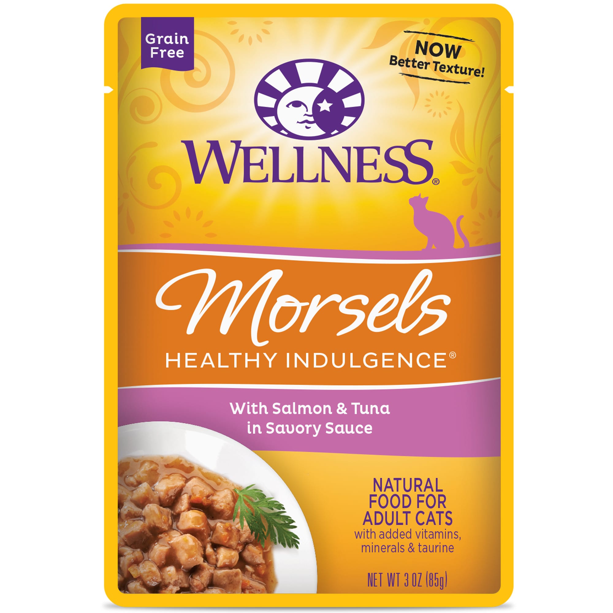 Wellness Healthy Indulgence Natural Grain Free Morsels With Salmon