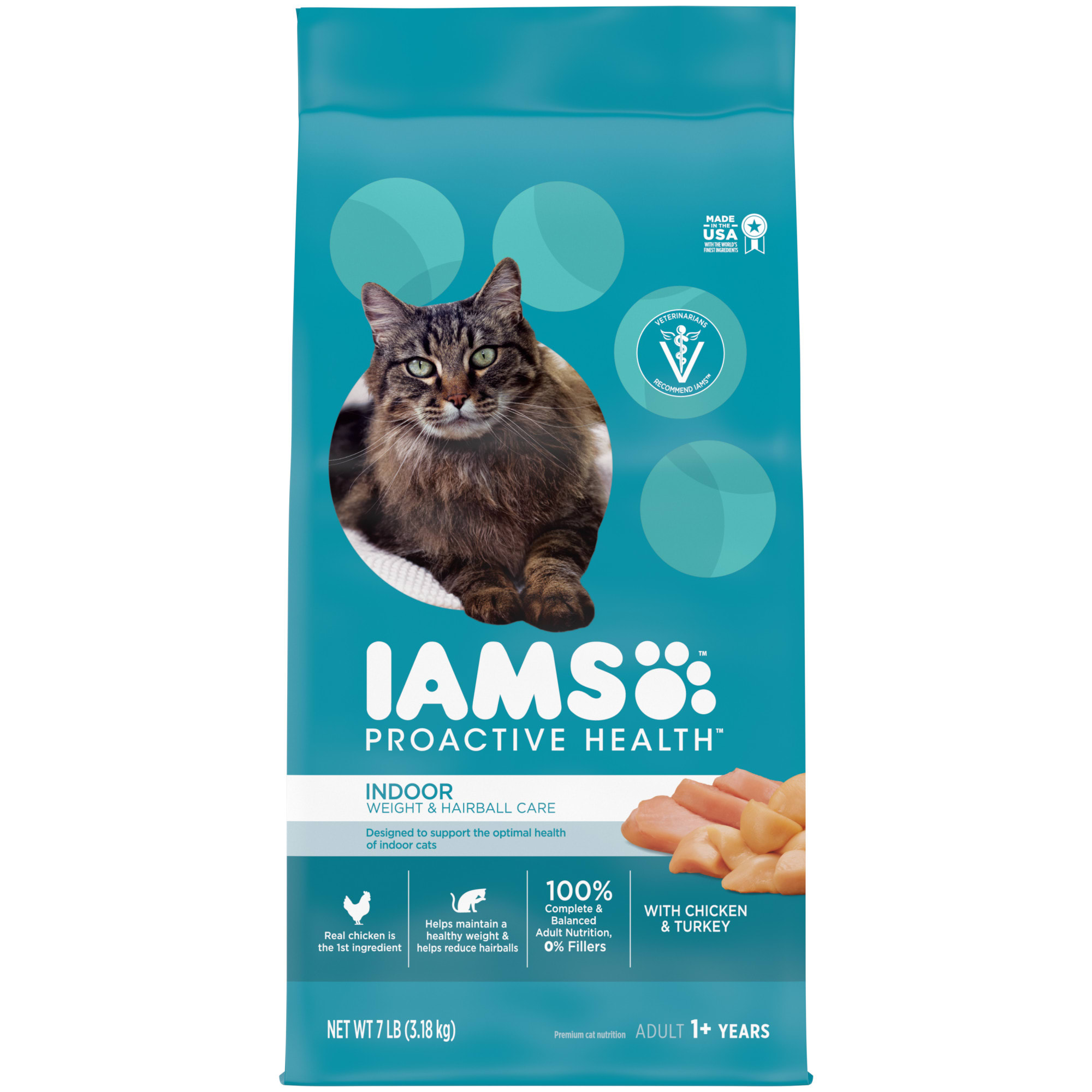 Iams hairball 2025 dry cat food