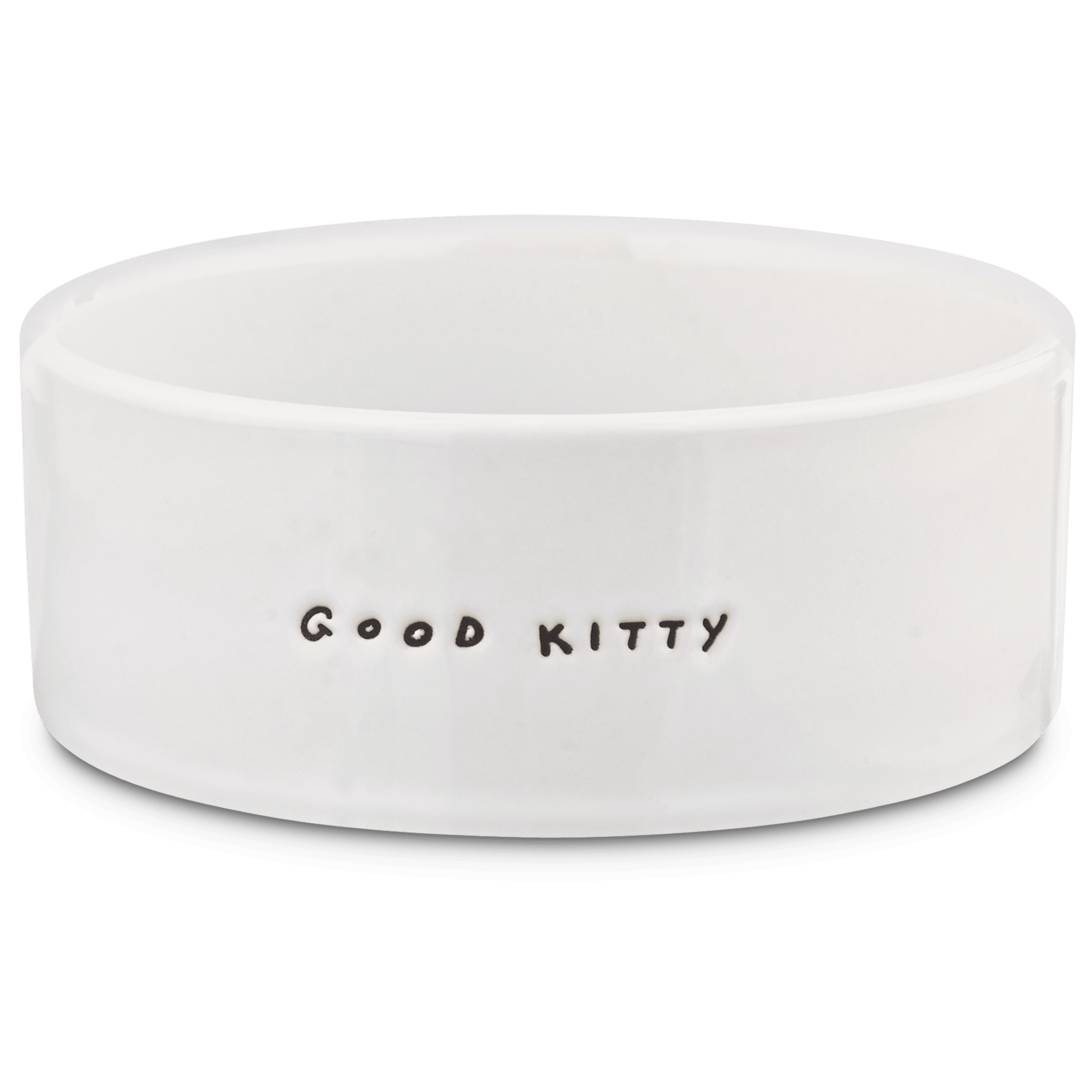 Harmony Good Kitty Ceramic Cat Bowl, 1 