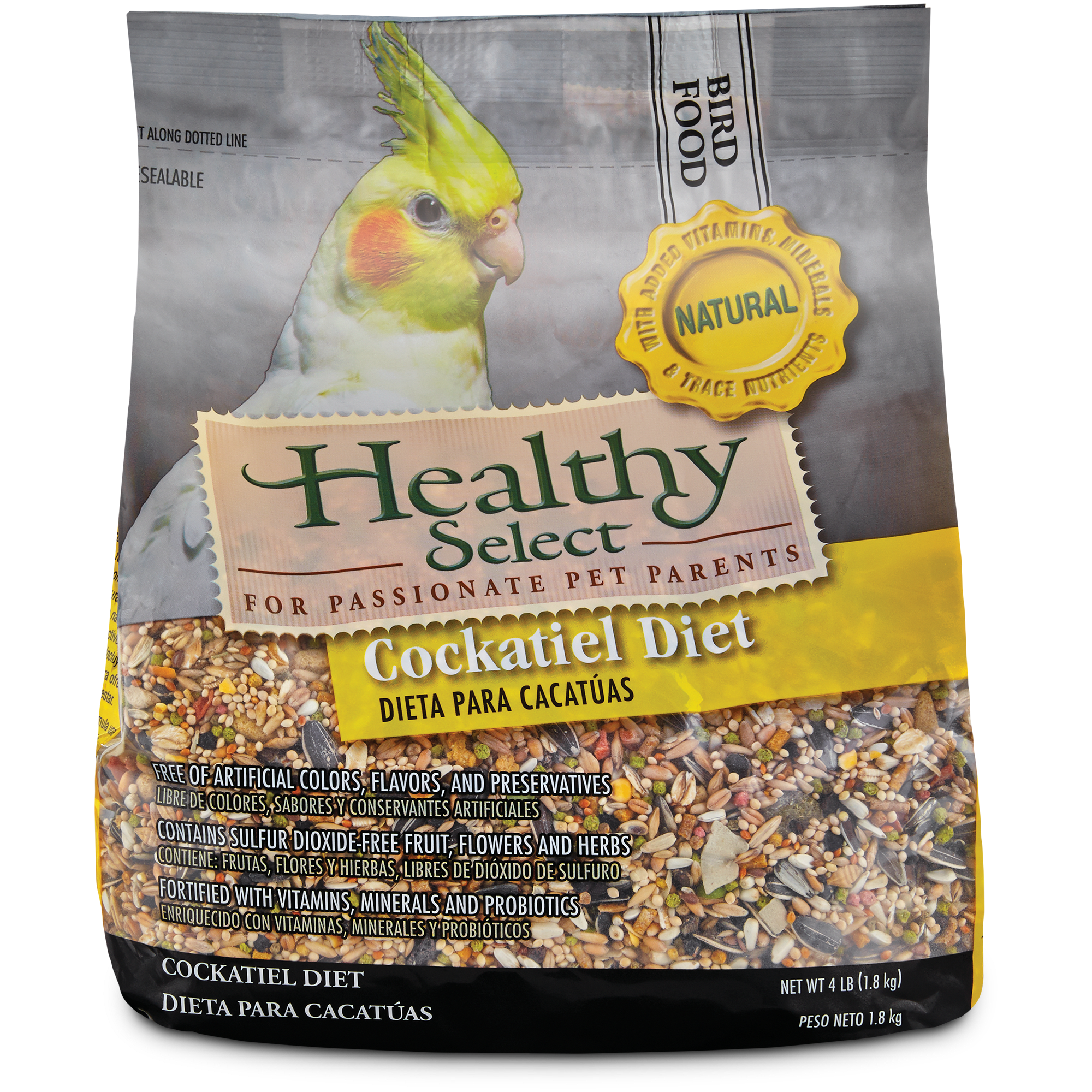 Healthy Select Papaya Bits Treats for Large Birds, 6 oz.