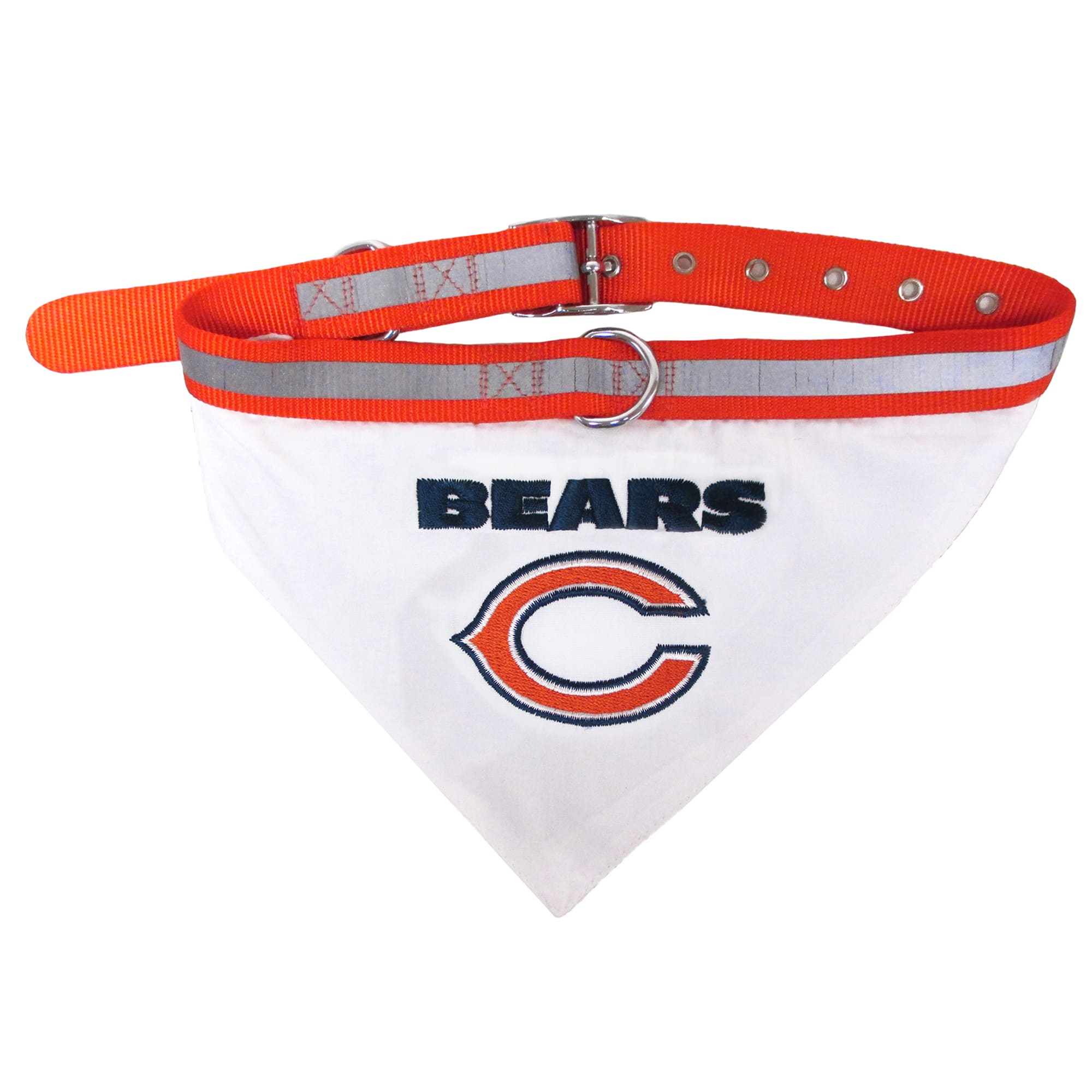 chicago bears dog collar pink