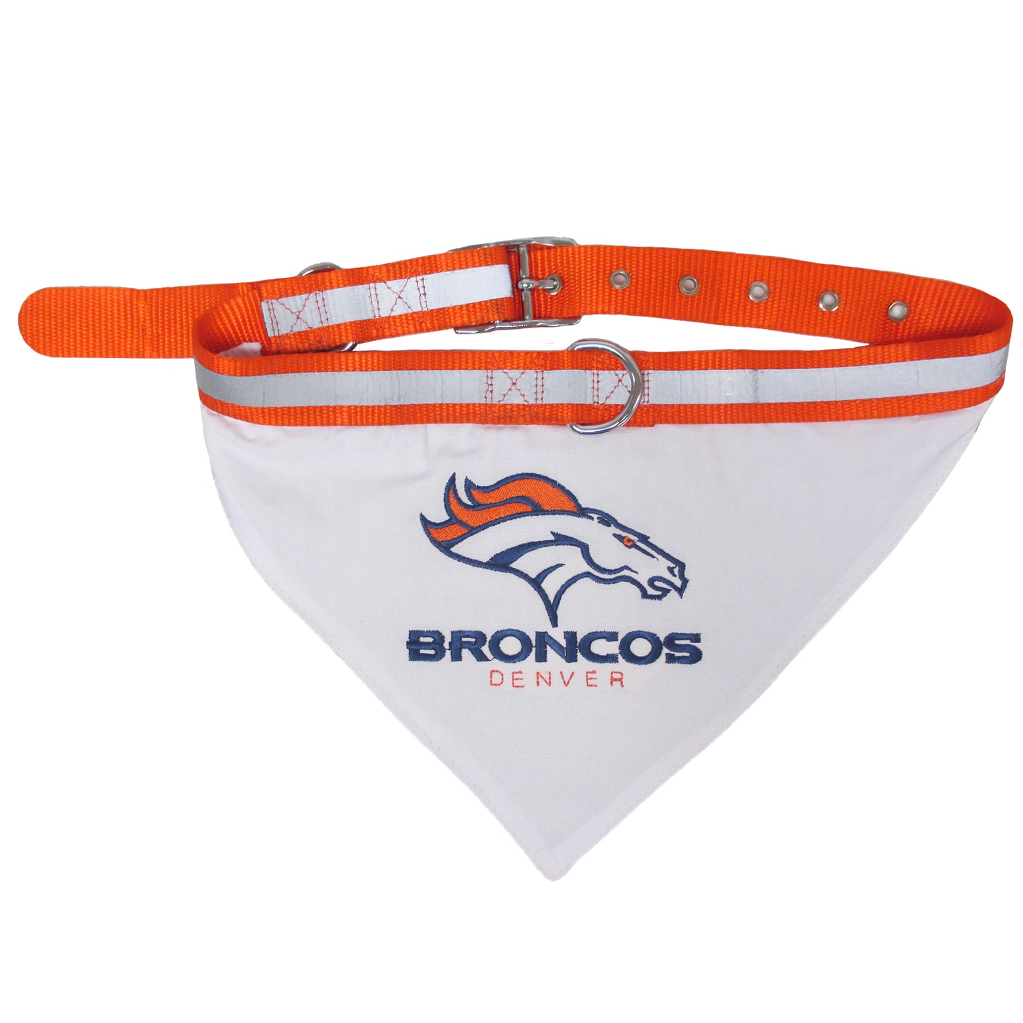 broncos dog collar