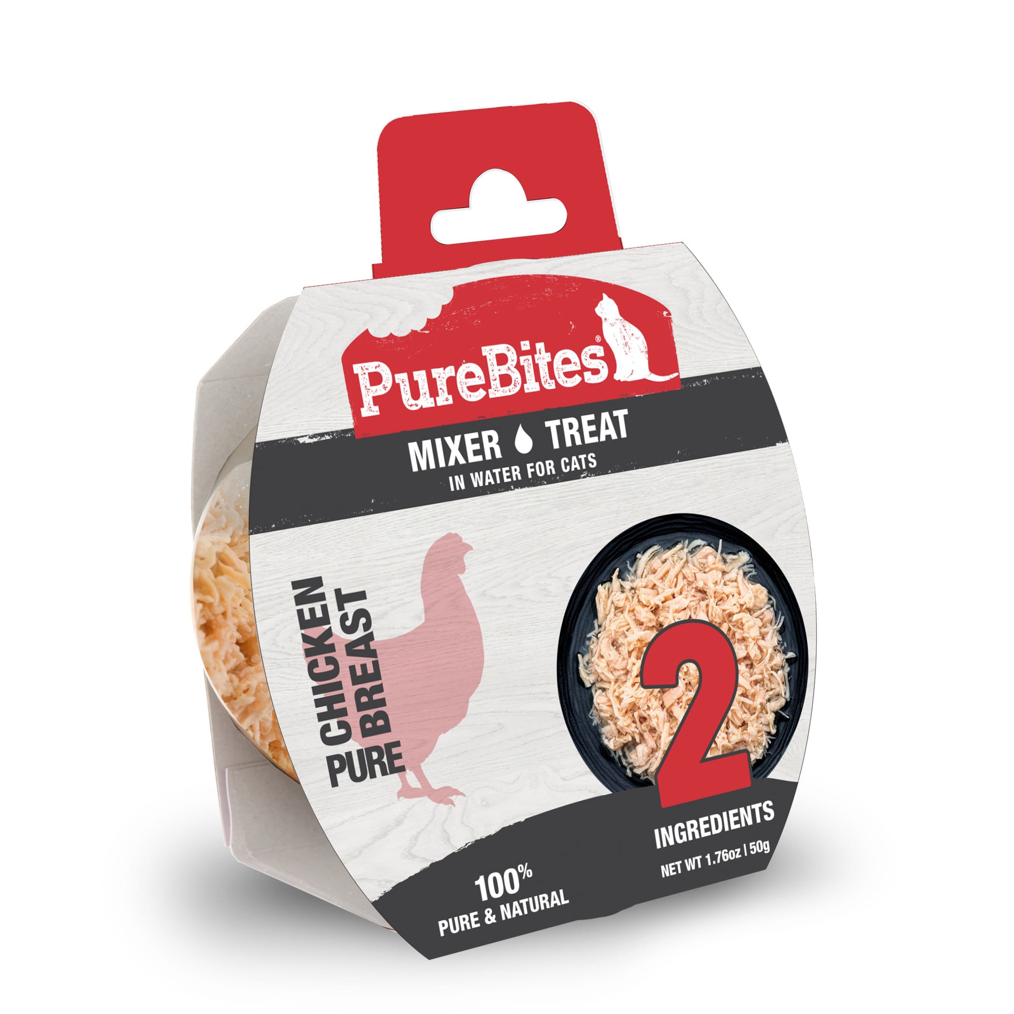 Pure Bites 878968001007 Chicken Breast Cat Treat, 2.3 oz, 1 - Fred