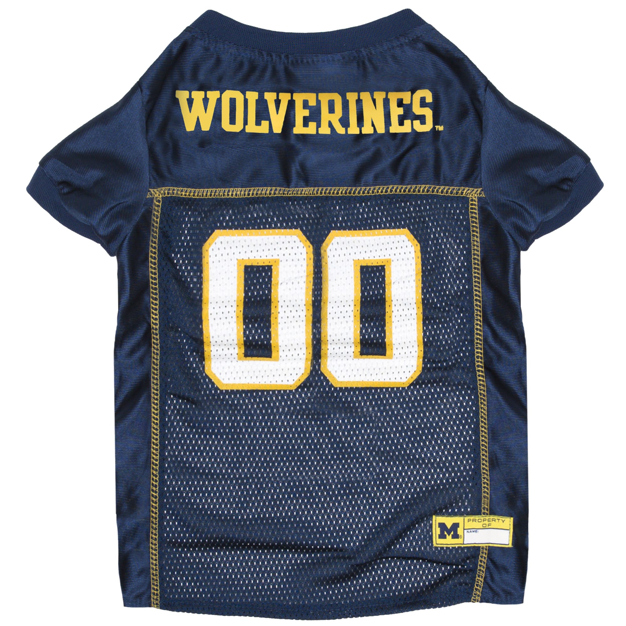 Pets First NCAA BIG 10 Mesh Jersey for Dogs, Medium, Michigan | Petco