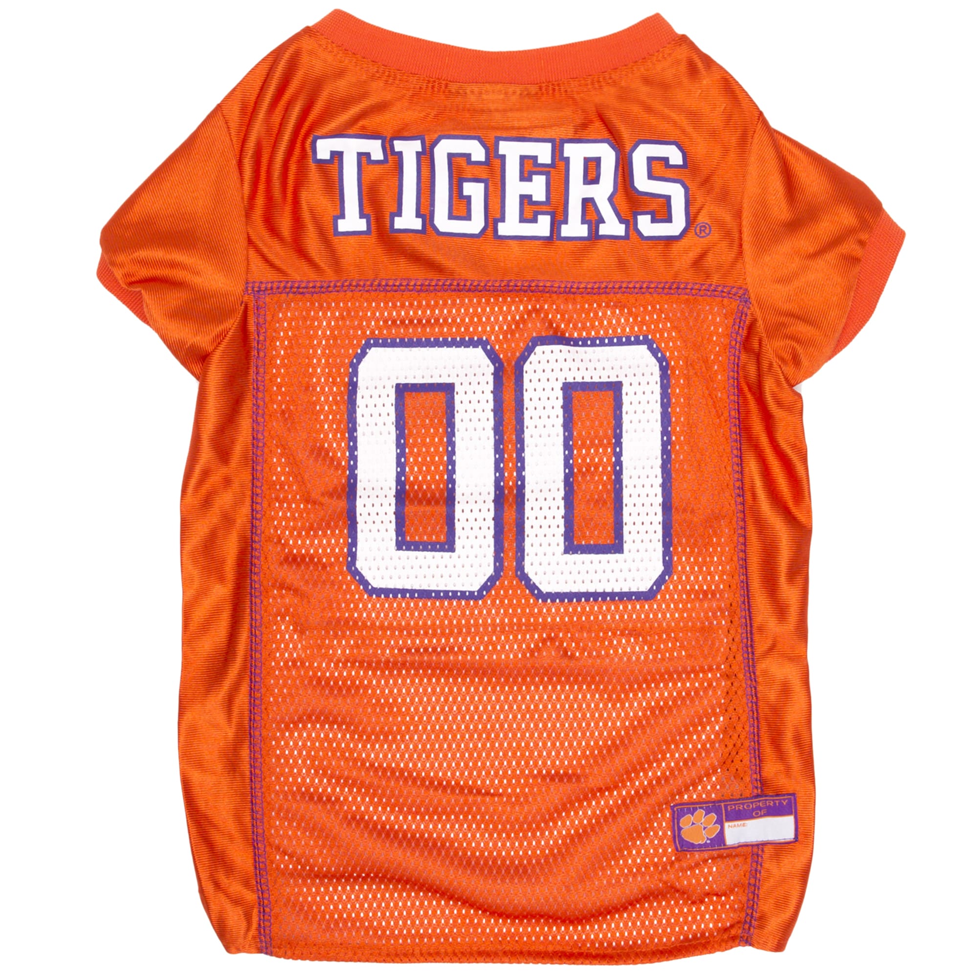 Pets First NCAA ACC Mesh Jersey for Dogs, Large, Clemson | Petco