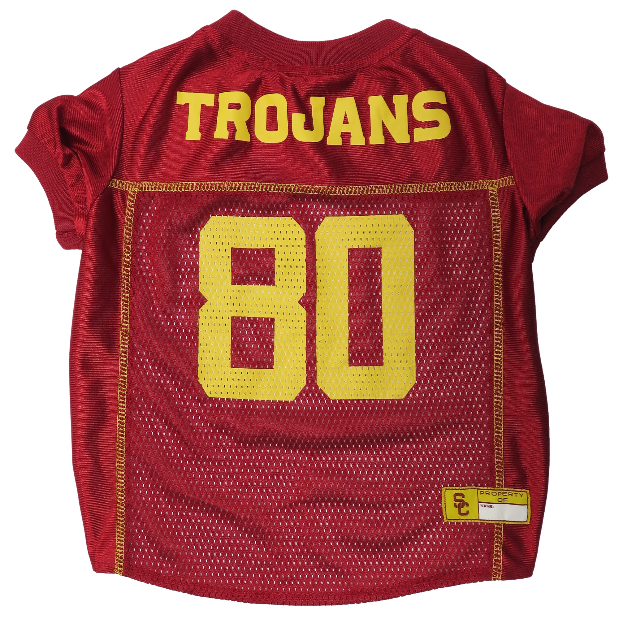 Small Littlearth Unisex-Adult NCAA USC Trojans Stretch Pet Jersey Team Color 