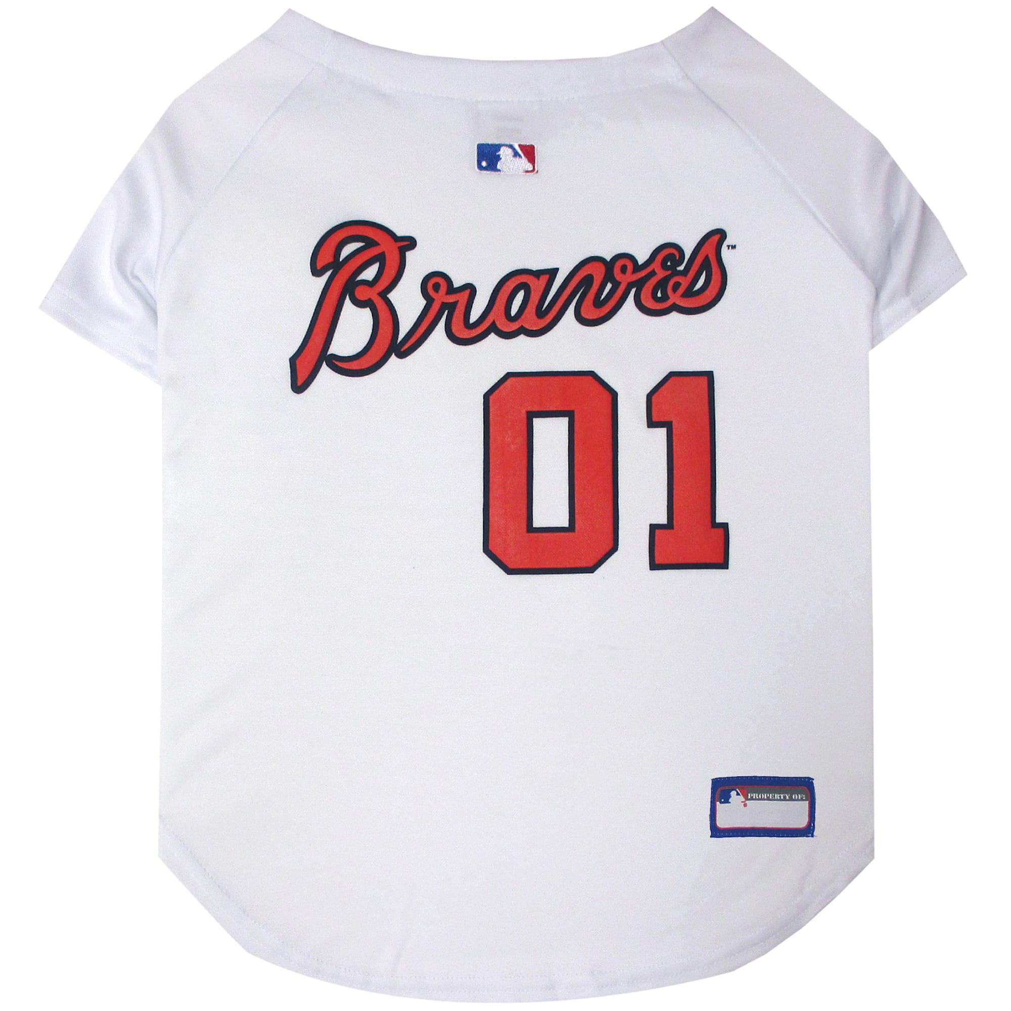 Pets First MLB National League East Jersey for Dogs, X-Large, Atlanta  Braves