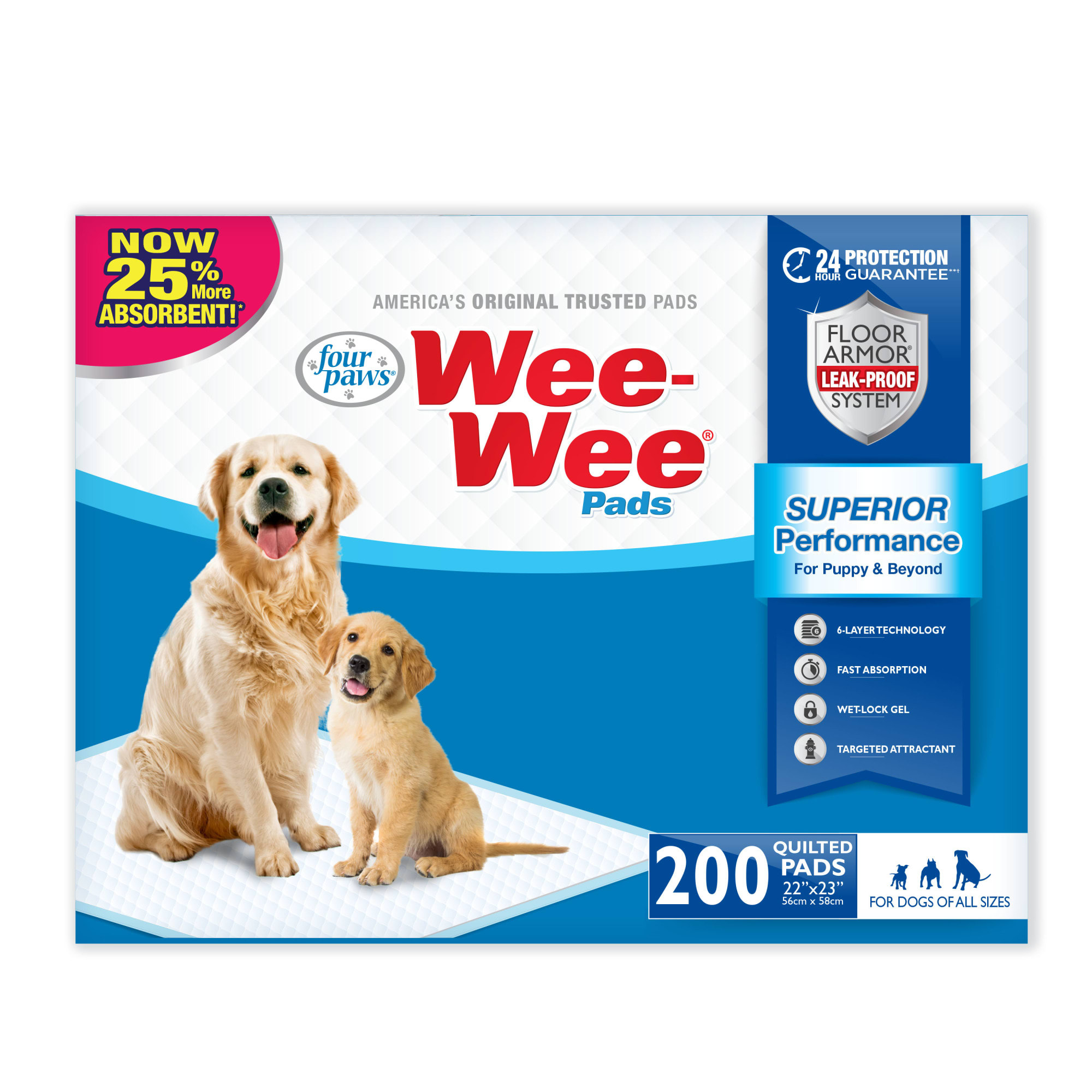 Wee-Wee Pads, 200 Count