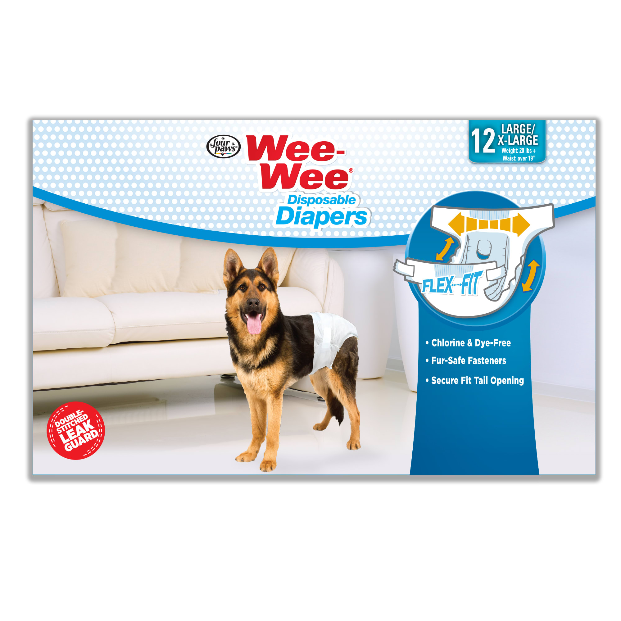 Four paws 2025 wee wee diapers