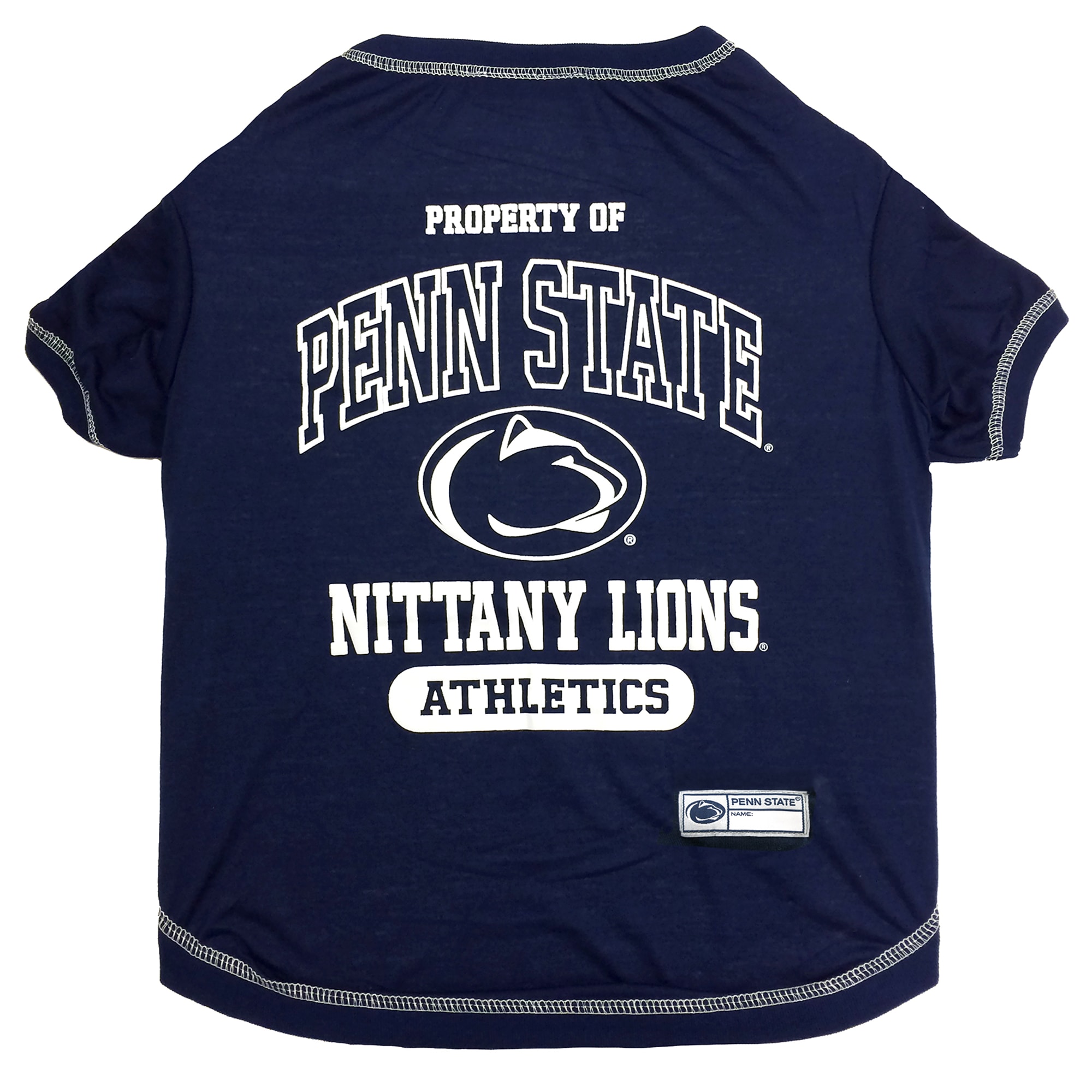 PETS FIRST NCAA Dog & Cat T-Shirt, Penn State, Medium