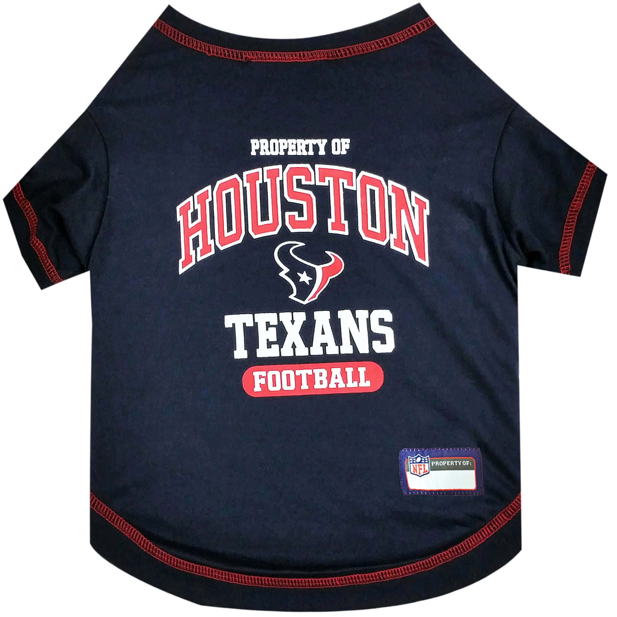 47 Women's Houston Texans Sandy Daze Dolly Crop T-shirt
