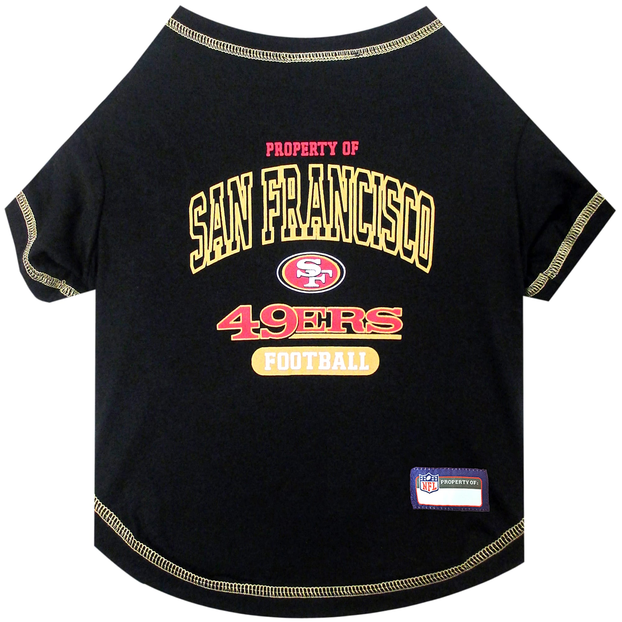 Pets First San Francisco 49ers T-Shirt, X-Small