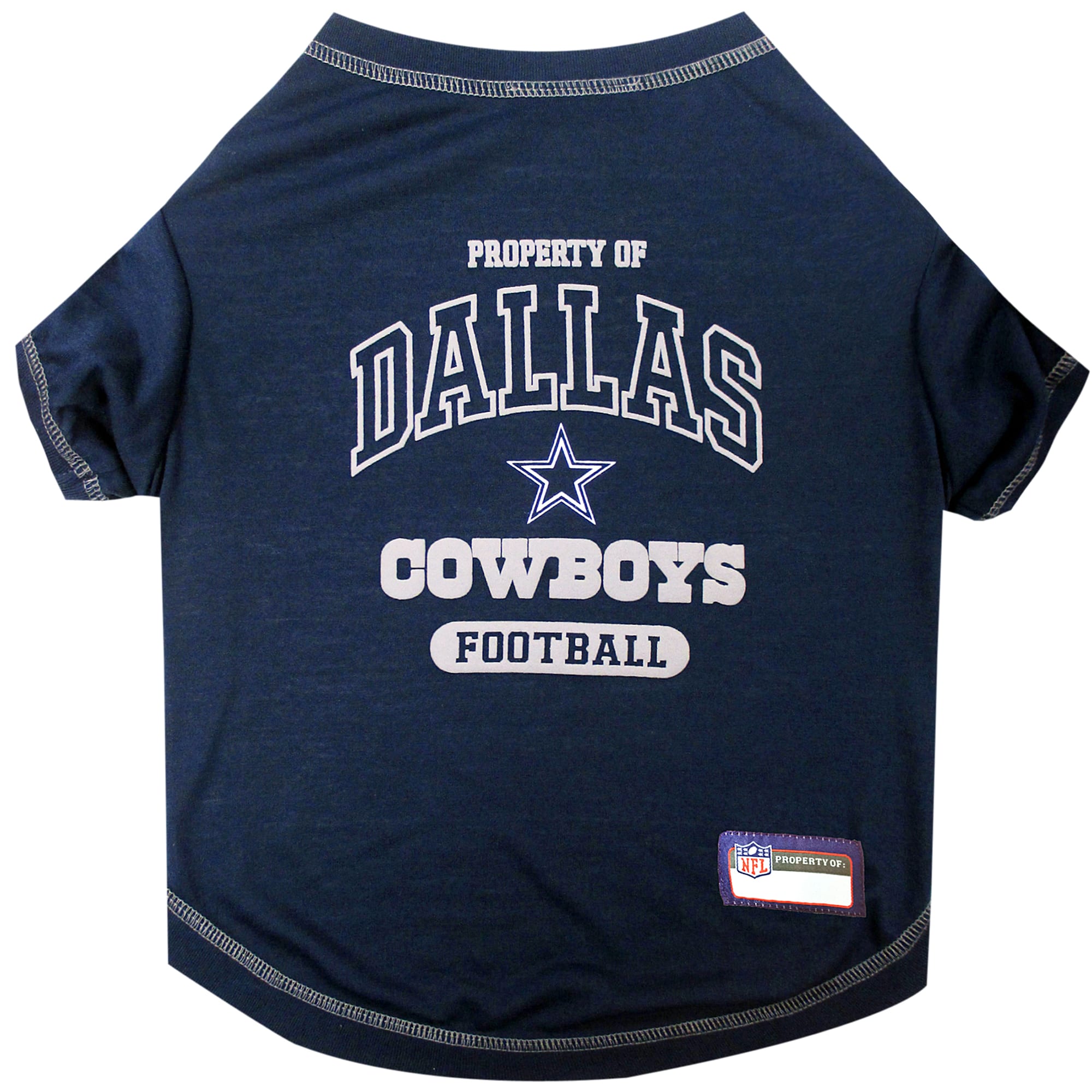 Pets First NFL NFC East TShirt For Dogs, Small, Dallas Cowboys Petco