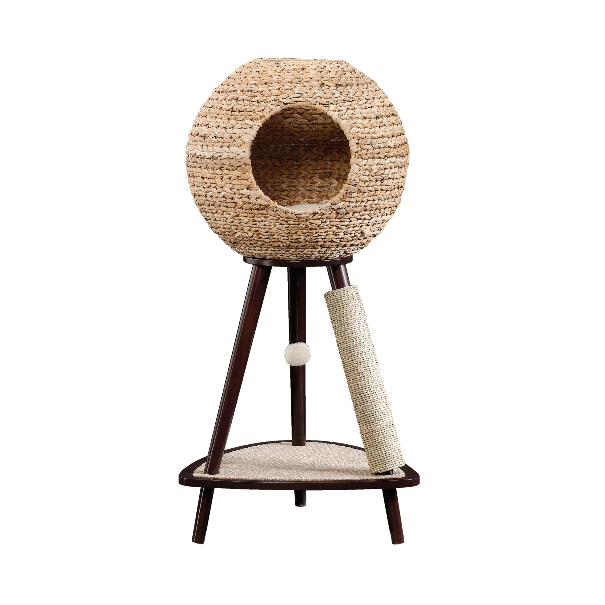 Sauder natural on sale sphere cat tree